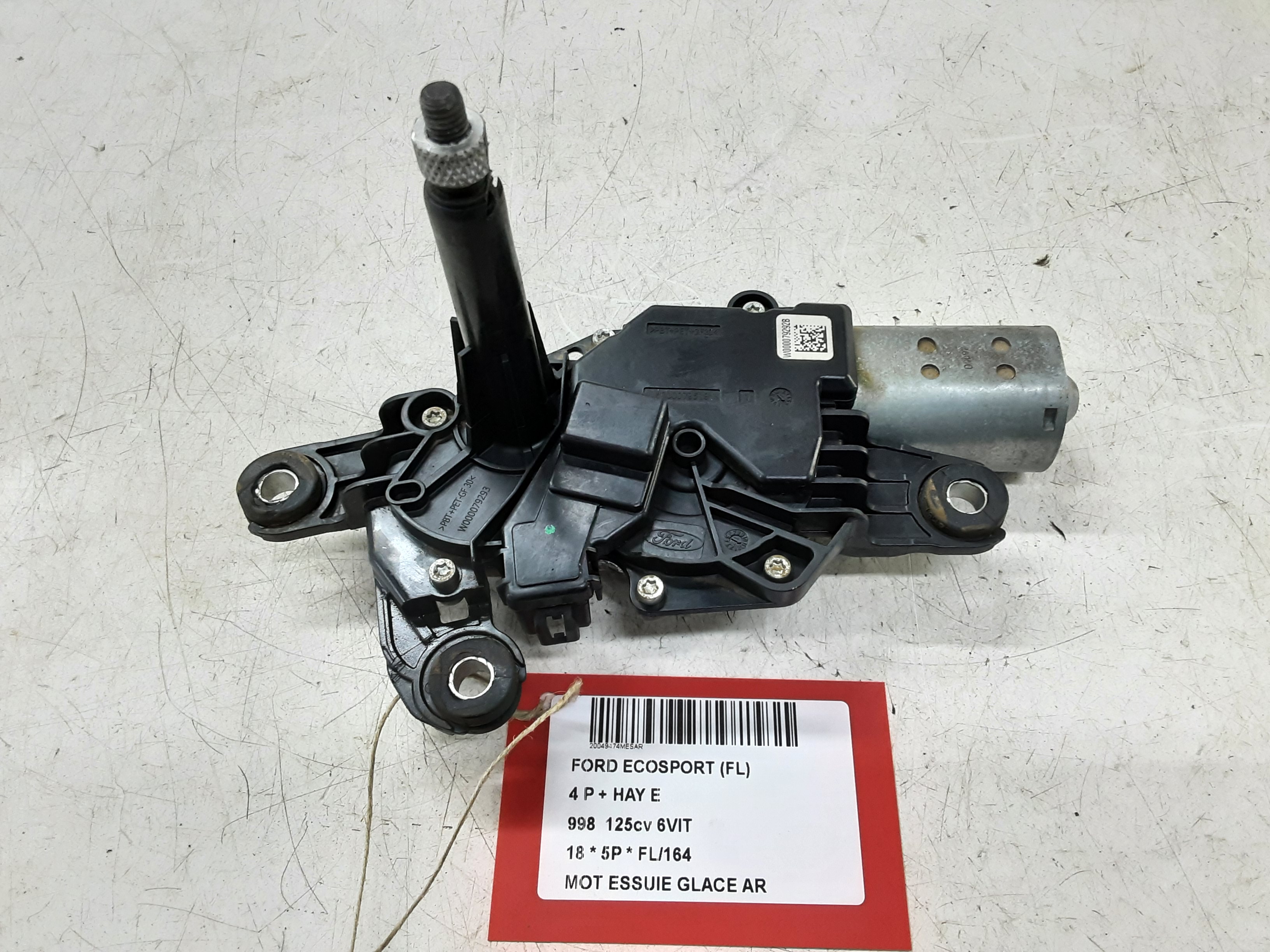 MOTEUR D&#039;ESSUIE-GLACE ARRIERE Ford ECOSPORT 11/17+