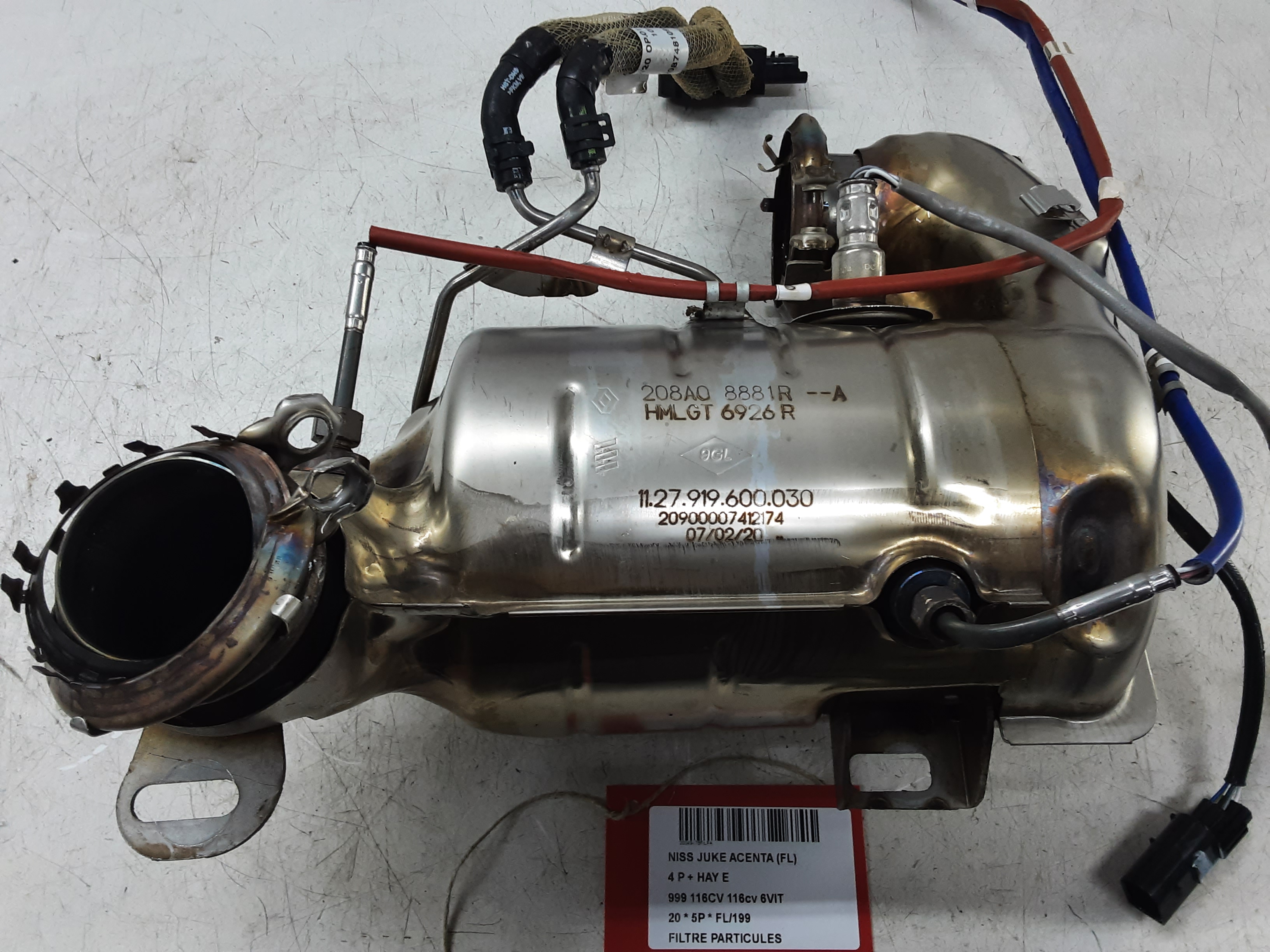 ROETFILTER Nissan JUKE 8/19+