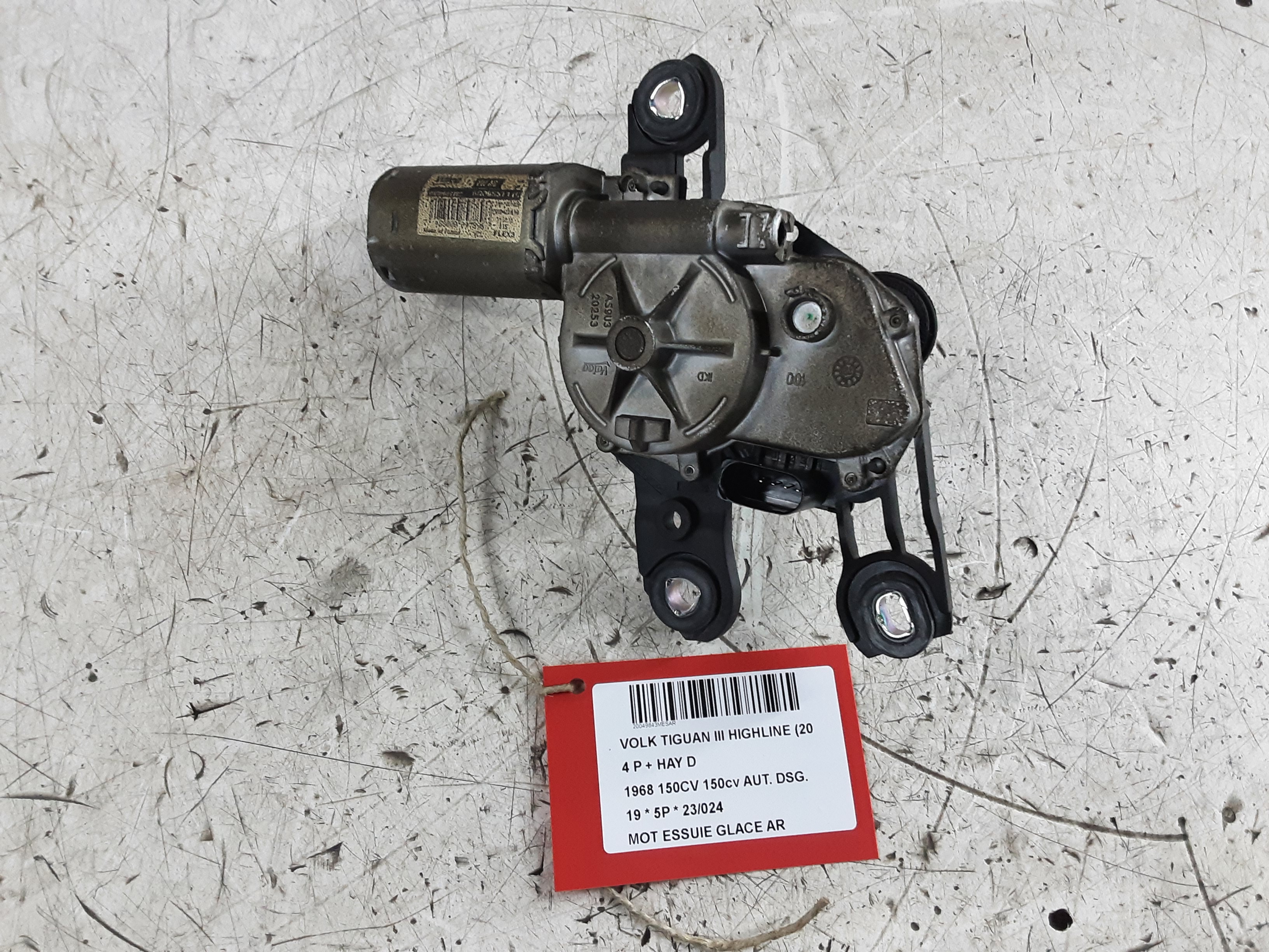 RUITENWISSERMOTOR ACHTER Vw TIGUAN (3) 02/16- 10/20