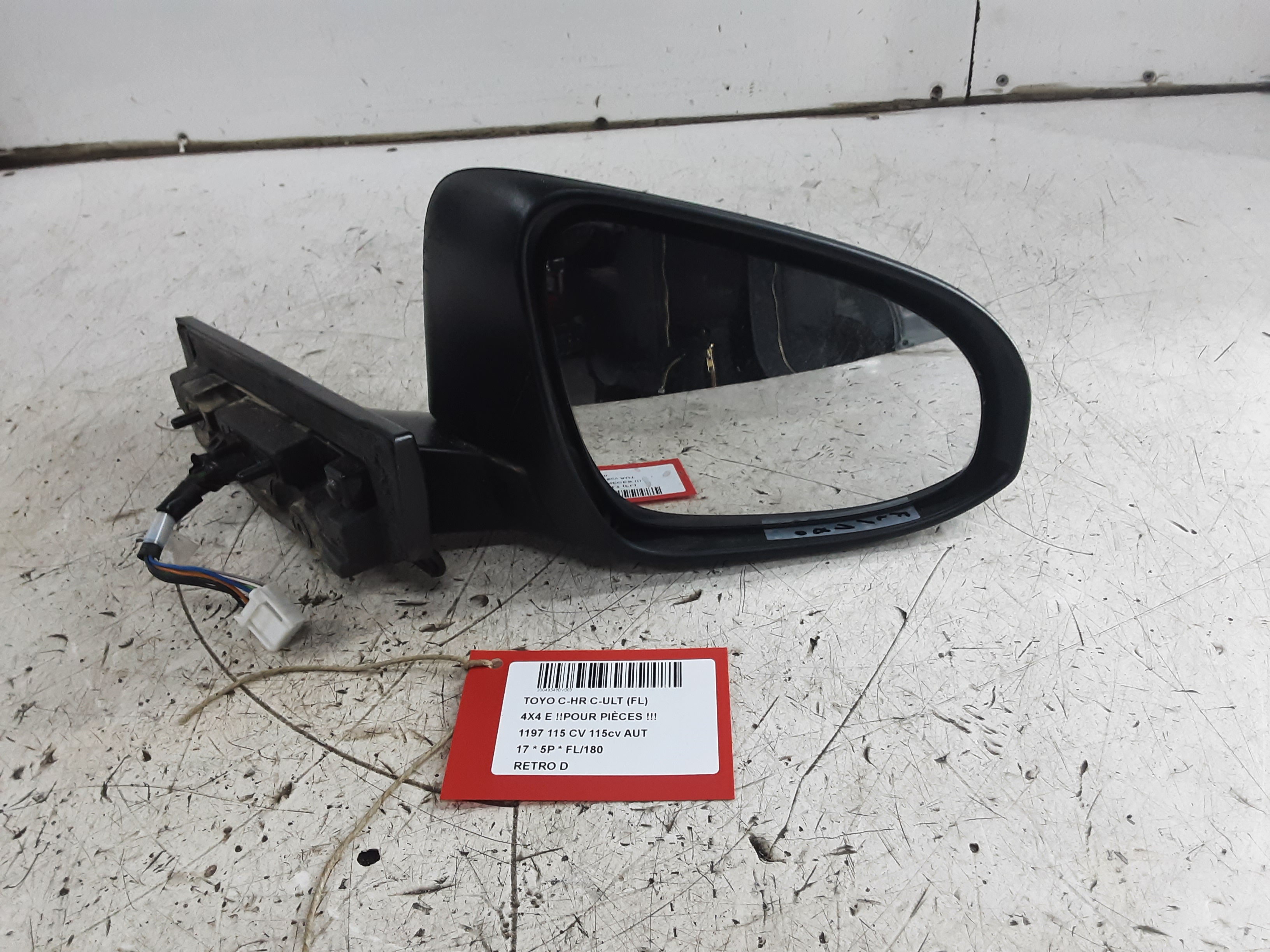 RETRO DROIT Toyota C-HR (1) 11/16-10/19