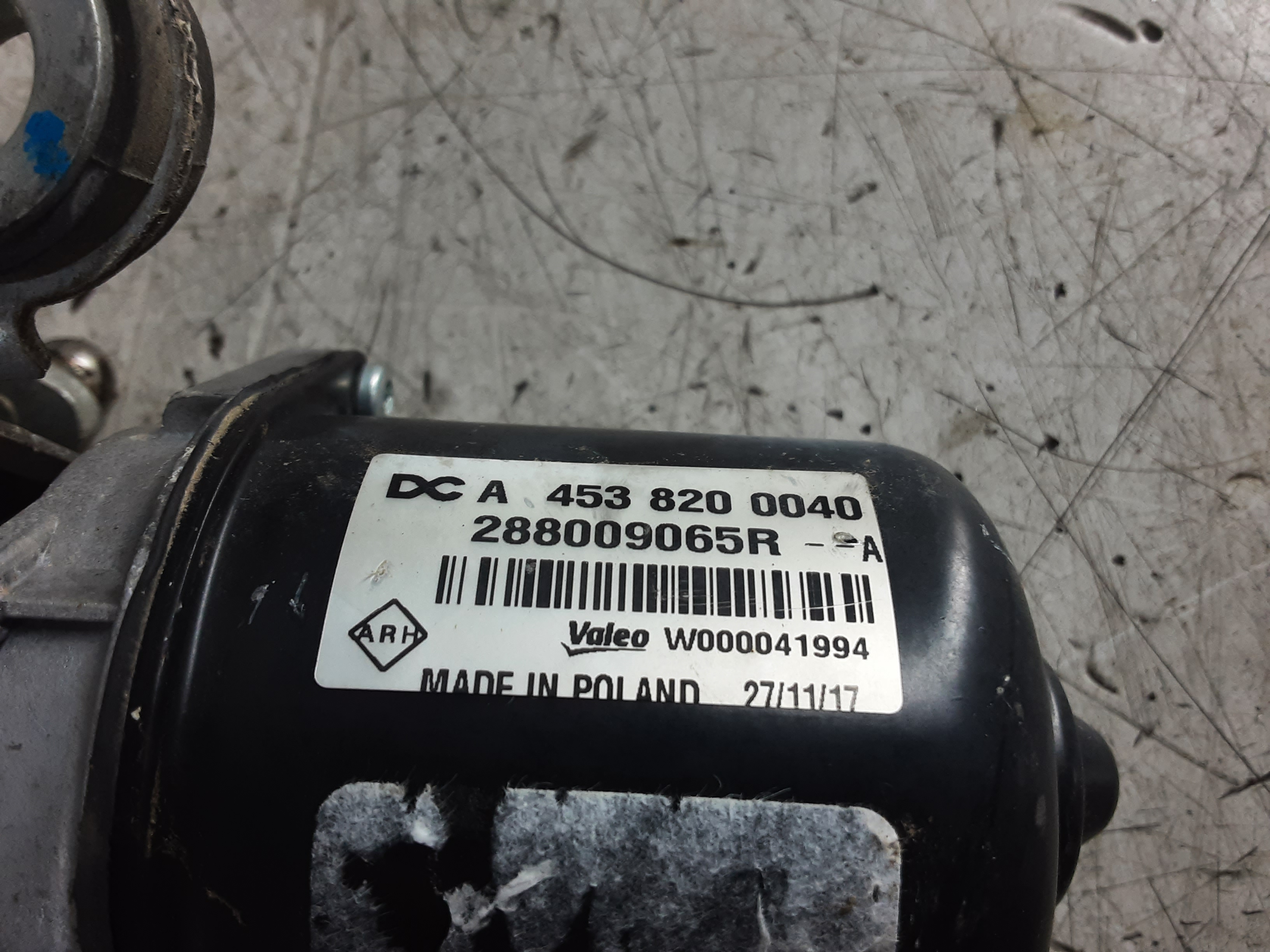 MOTEUR D&#039;ESSUIE-GLACE AVANT Renault TWINGO (4) 09/14 - 5/19