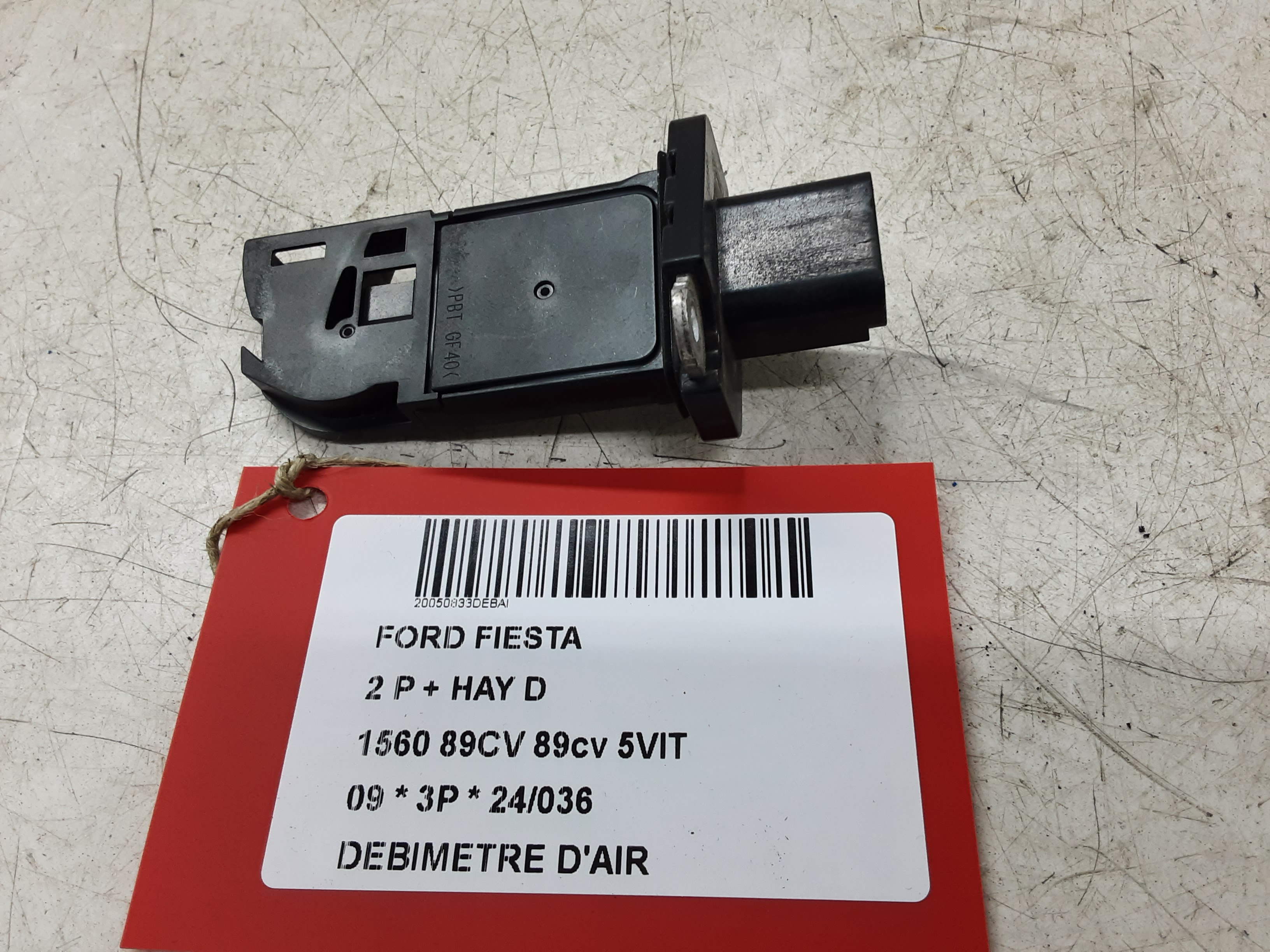 LUCHTHOEVEELHEIDSMETER Ford FIESTA 11/08 - 13 LUCHTHOEVEELHEIDSMETER Ford FIESTA 11/08 - 13
