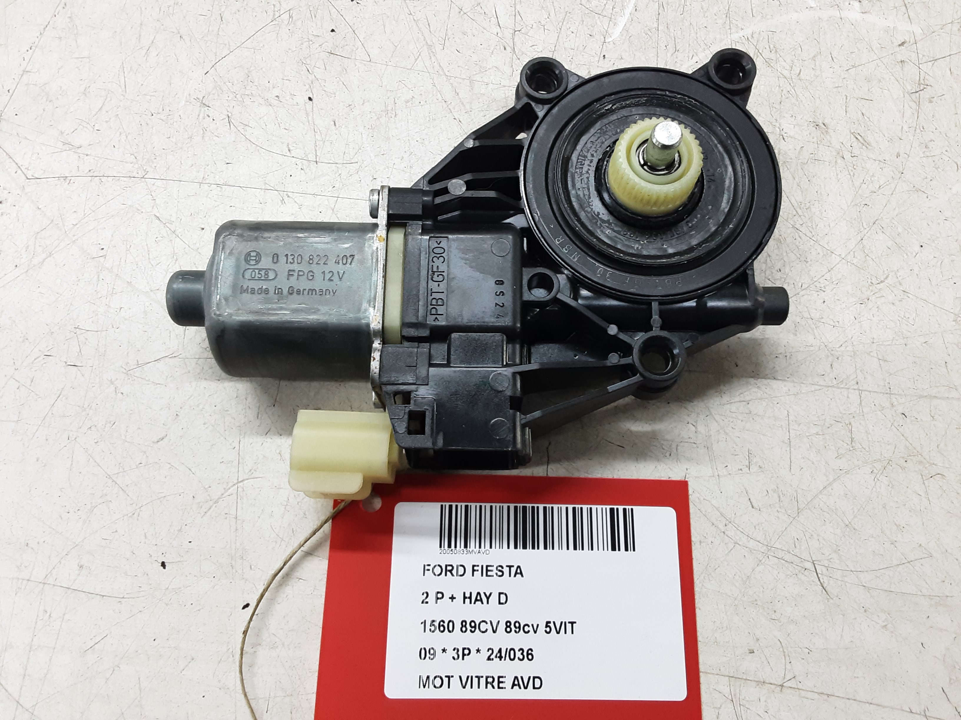 MOTOR RUITMECHANISME VOOR RECHTS Ford FIESTA 11/08 - 13