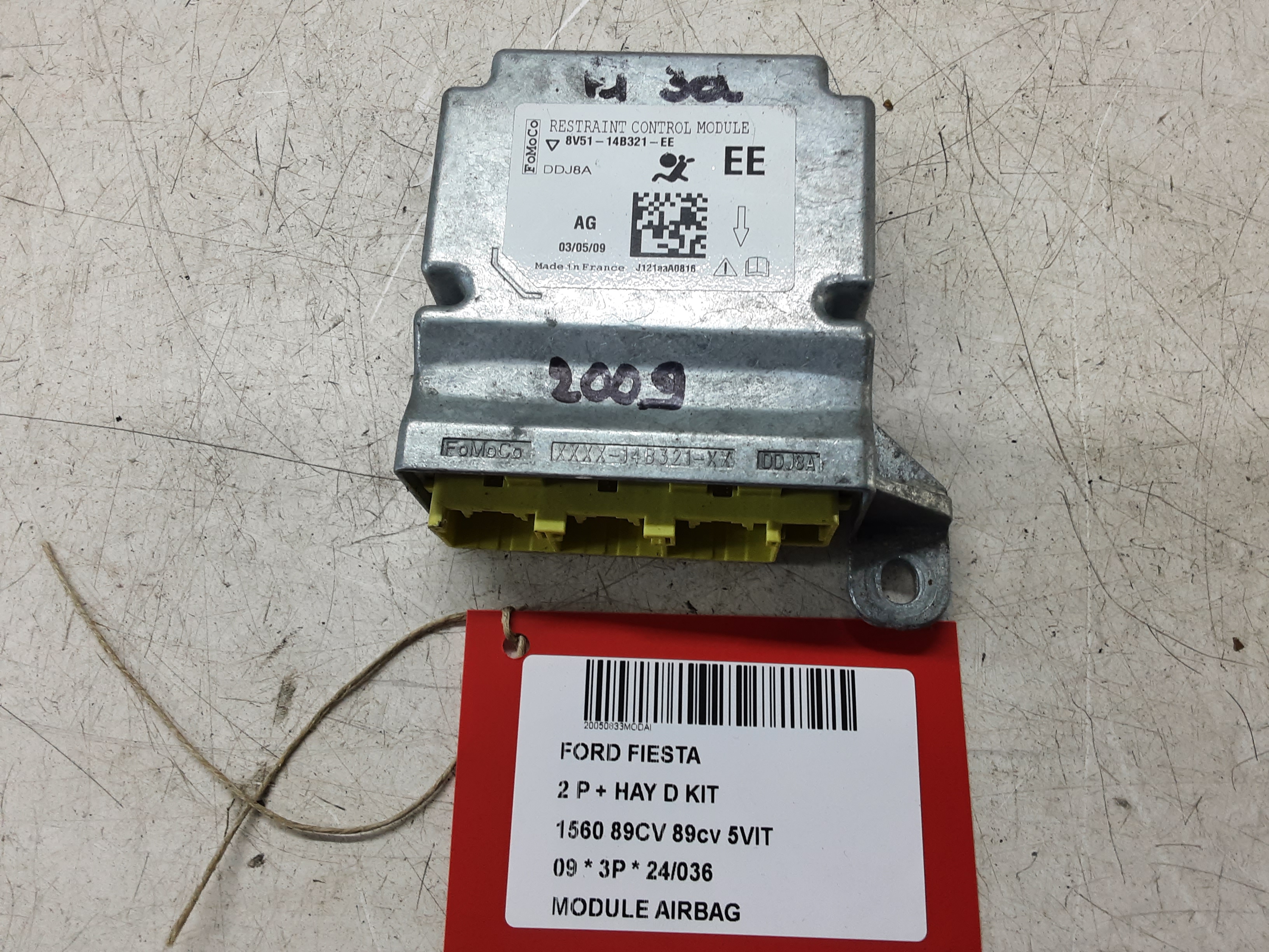 AIRBAG MODULE Ford FIESTA 11/08 - 13