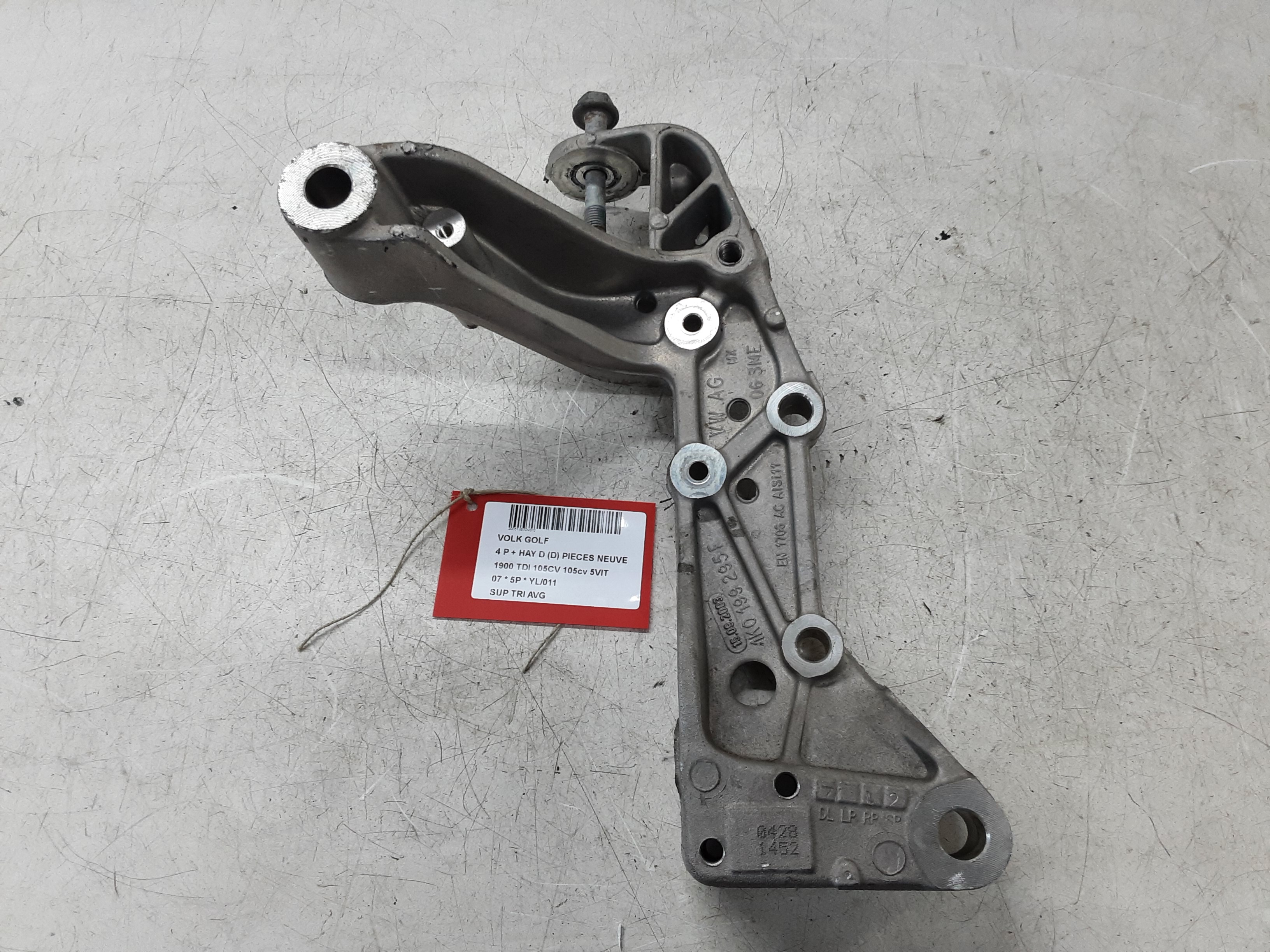 DRAAGARMSTEUN VOOR LINKS Vw GOLF V 11/03 - 08
