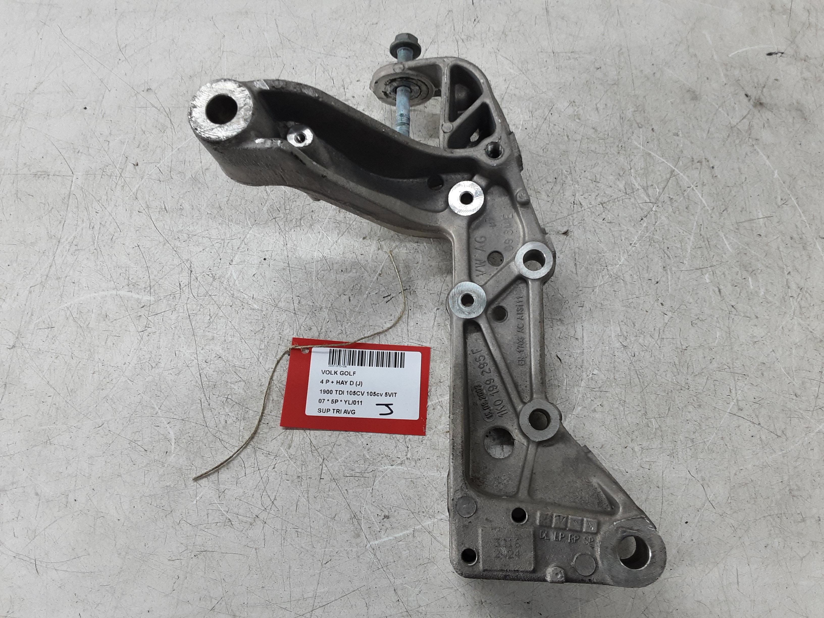 DRAAGARMSTEUN VOOR LINKS Vw GOLF V 11/03 - 08