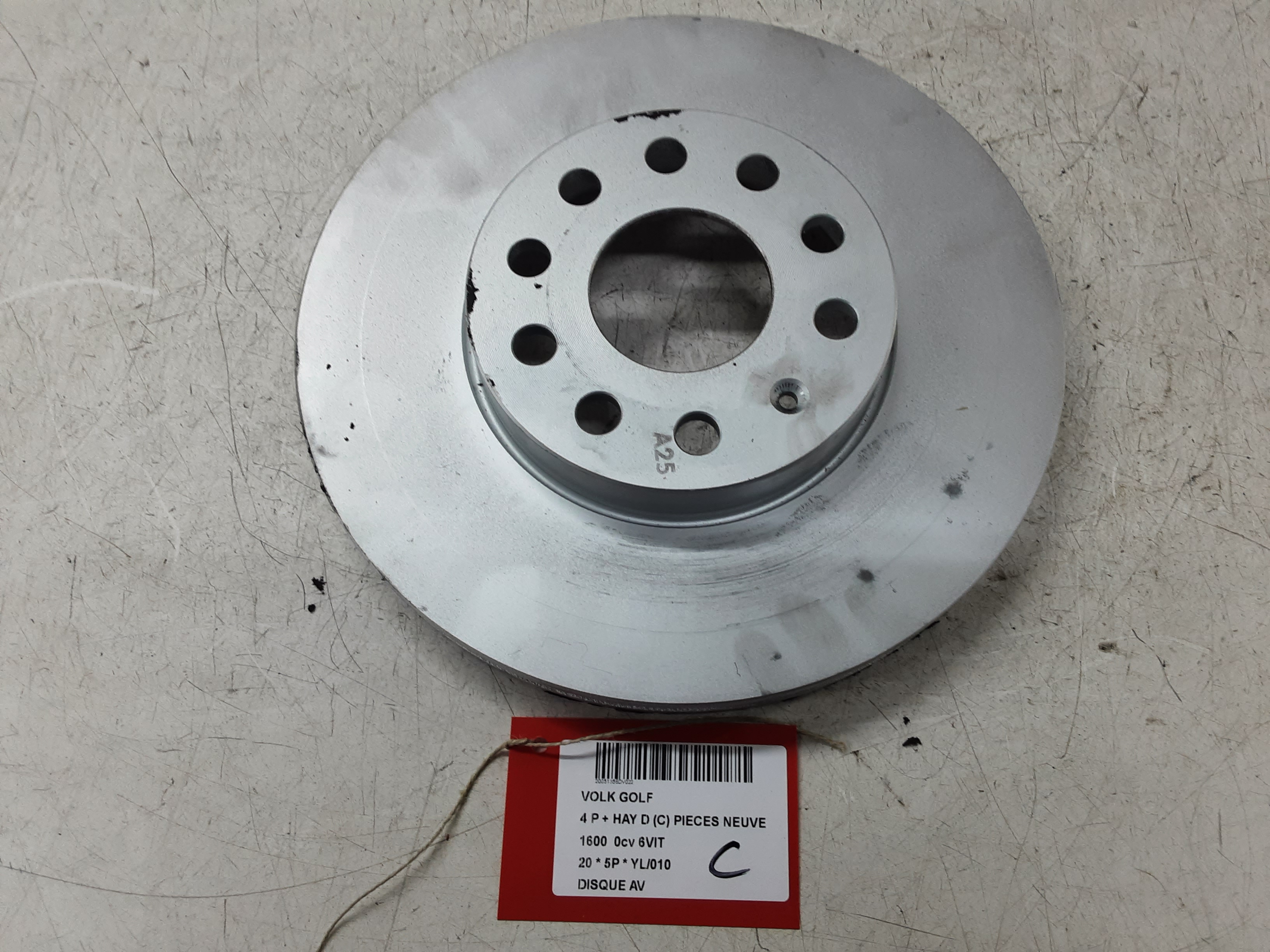 REMSCHIJF VOOR Vw GOLF VII 1/17 - 2/20 FaceLift