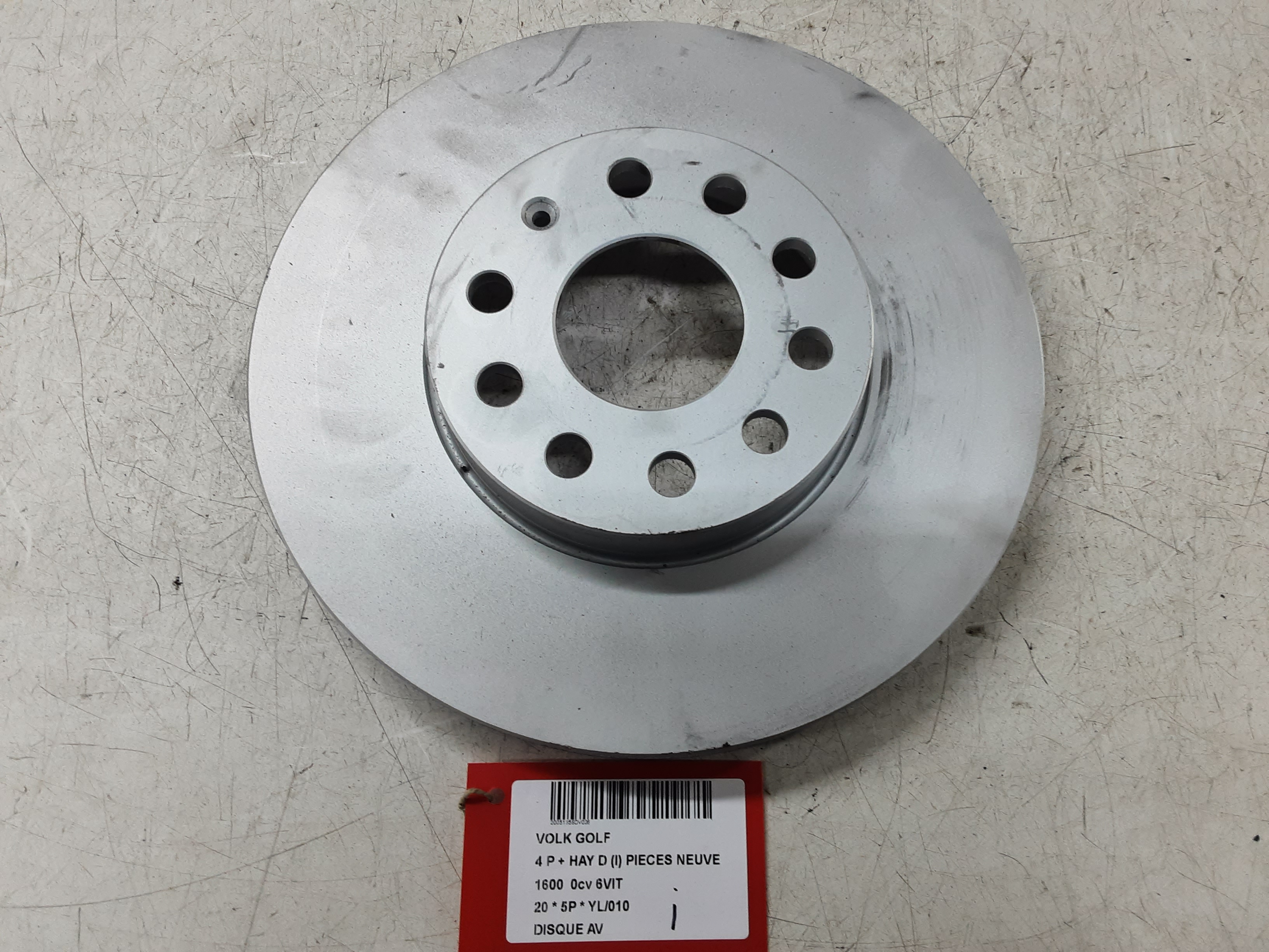 REMSCHIJF VOOR Vw GOLF VII 1/17 - 2/20 FaceLift