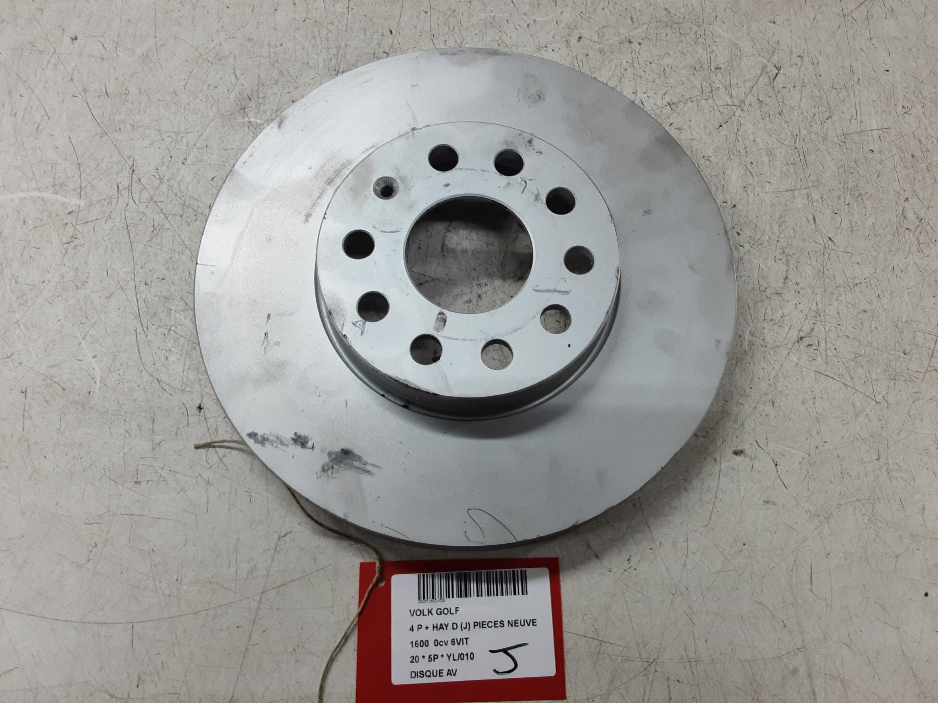 REMSCHIJF VOOR Vw GOLF VII 1/17 - 2/20 FaceLift