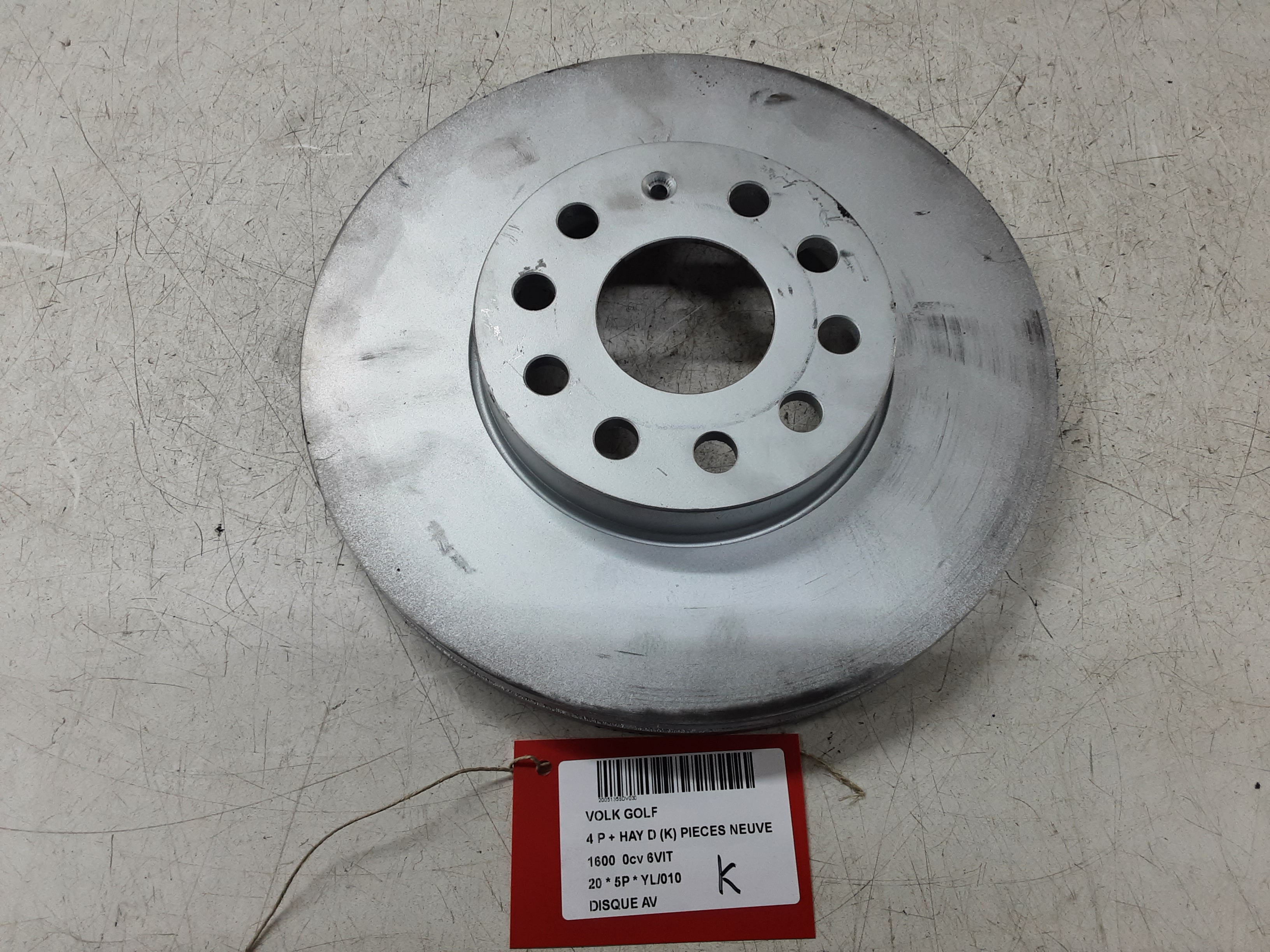 REMSCHIJF VOOR Vw GOLF VII 1/17 - 2/20 FaceLift