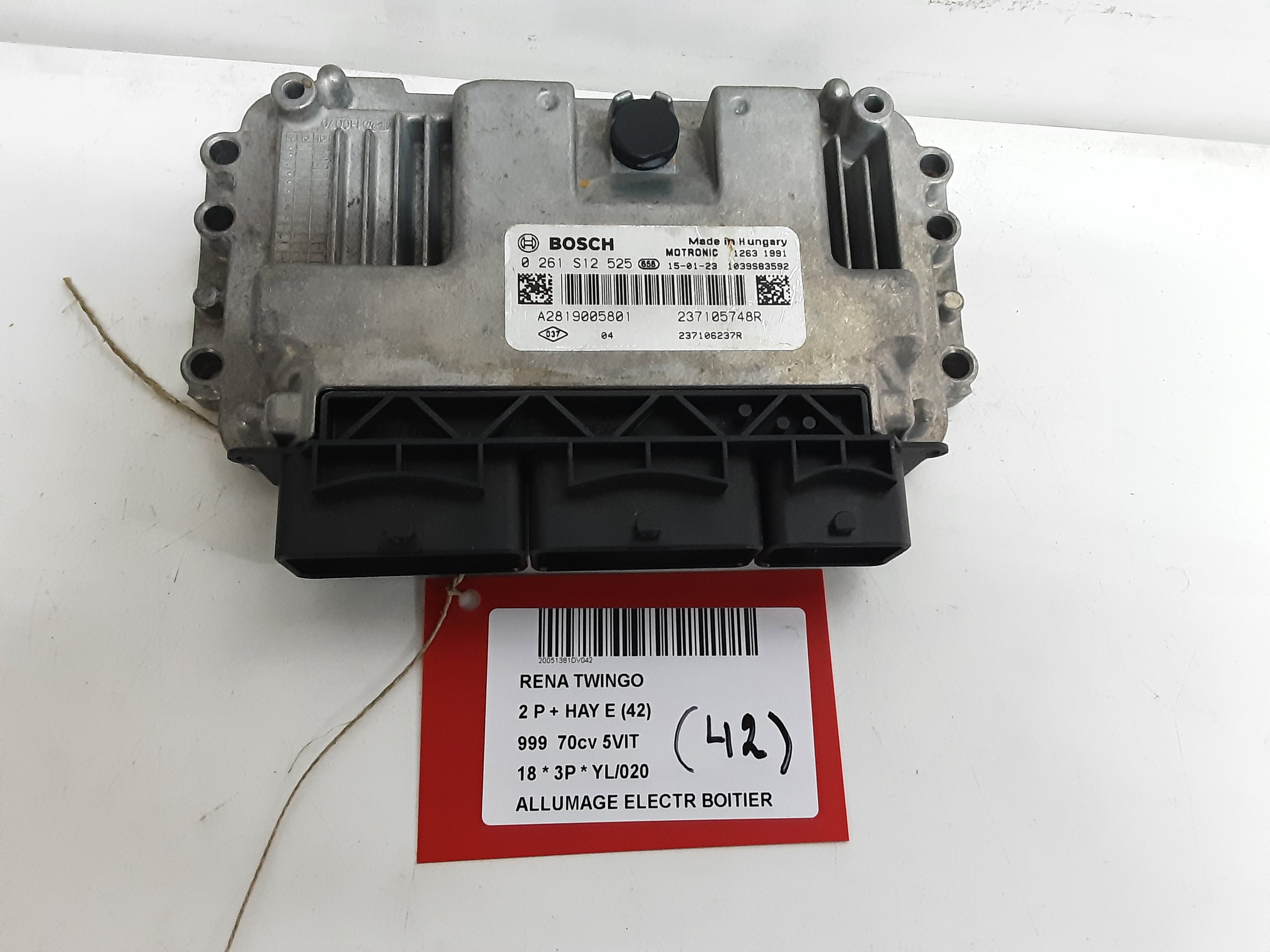 ONTSTEKINGSMODULE Renault TWINGO (4) 09/14 - 5/19