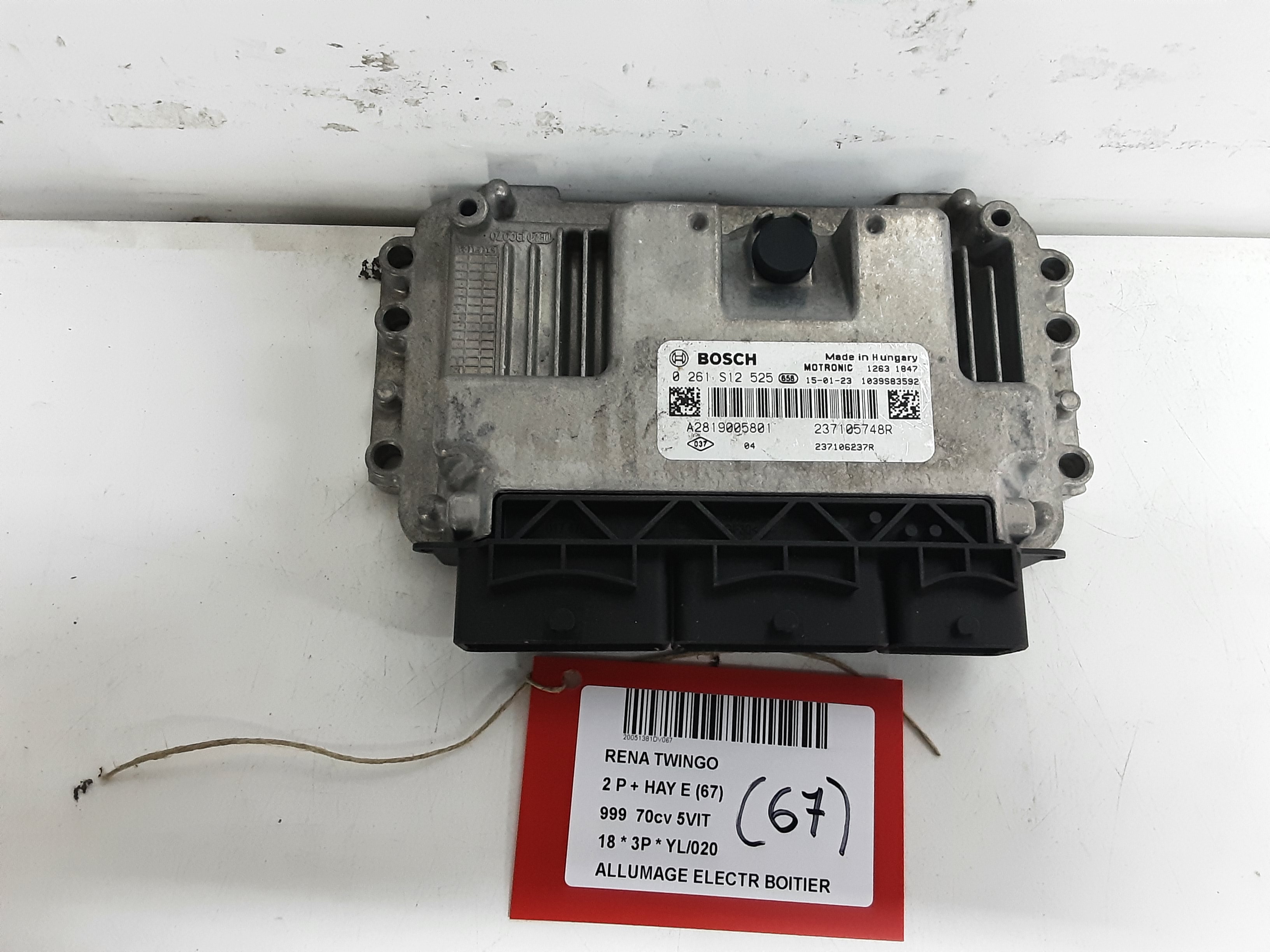 ONTSTEKINGSMODULE Renault TWINGO (4) 09/14 - 5/19