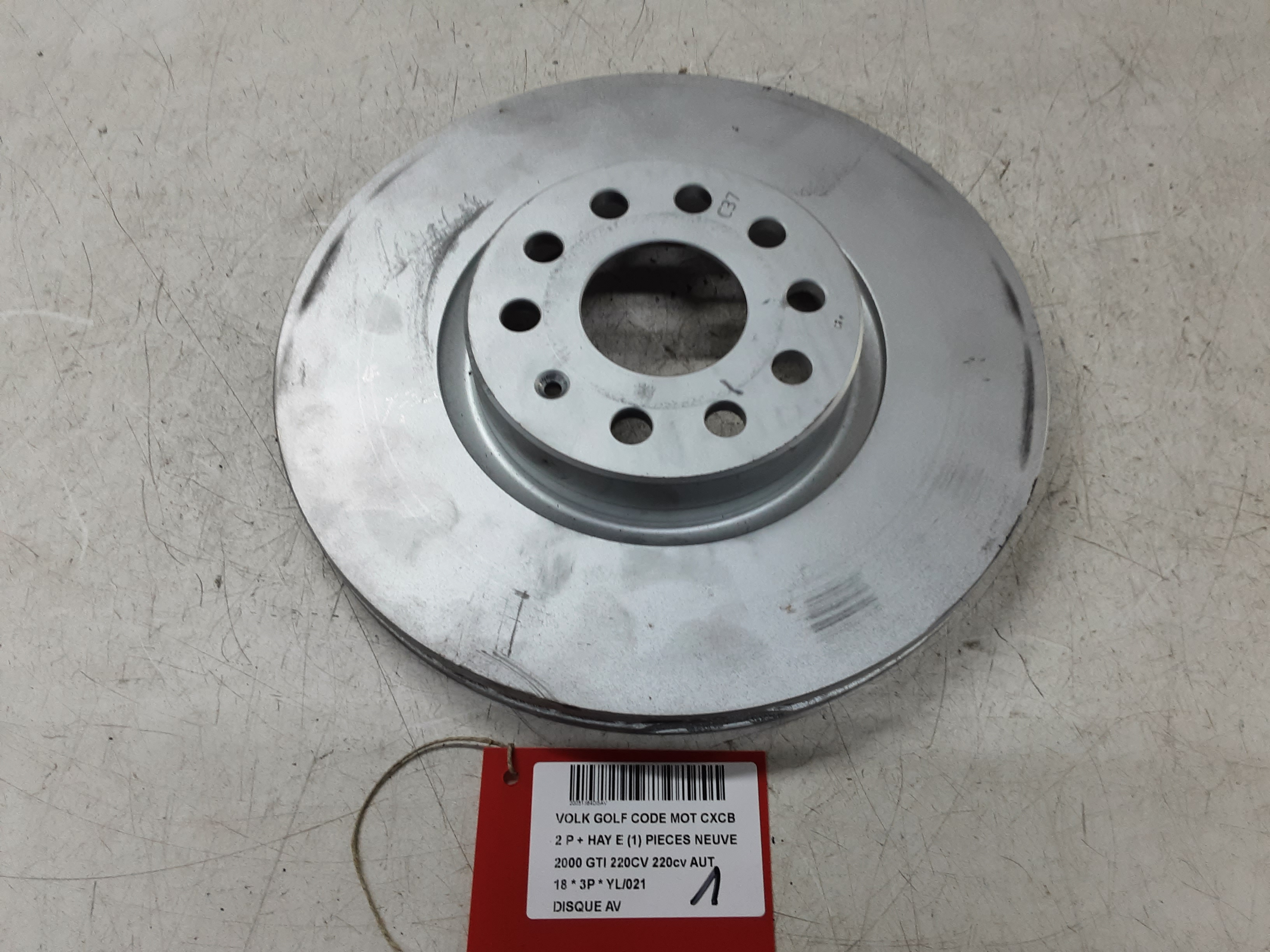 REMSCHIJF VOOR Vw GOLF VII 1/17 - 2/20 FaceLift