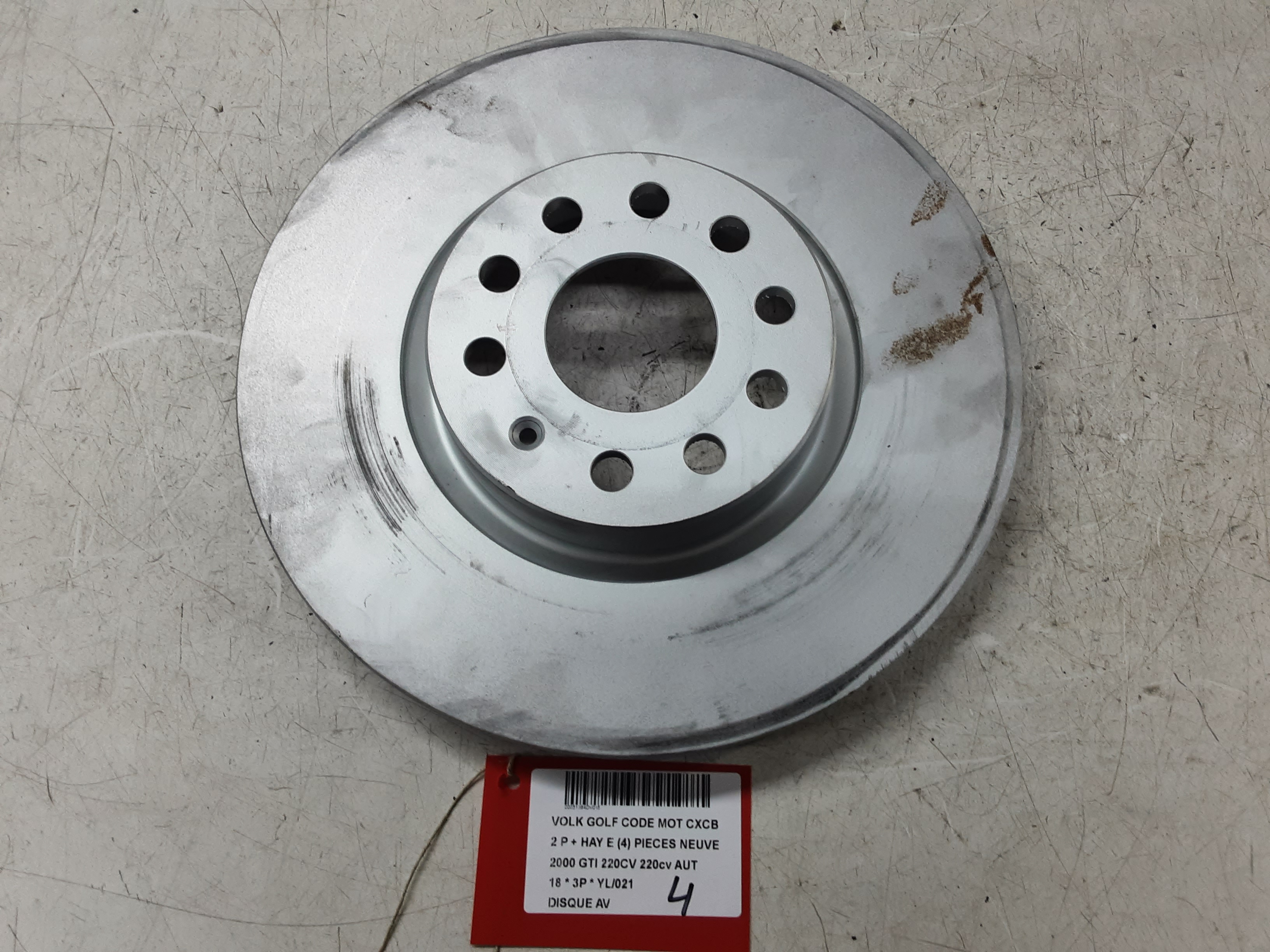 REMSCHIJF VOOR Vw GOLF VII 1/17 - 2/20 FaceLift