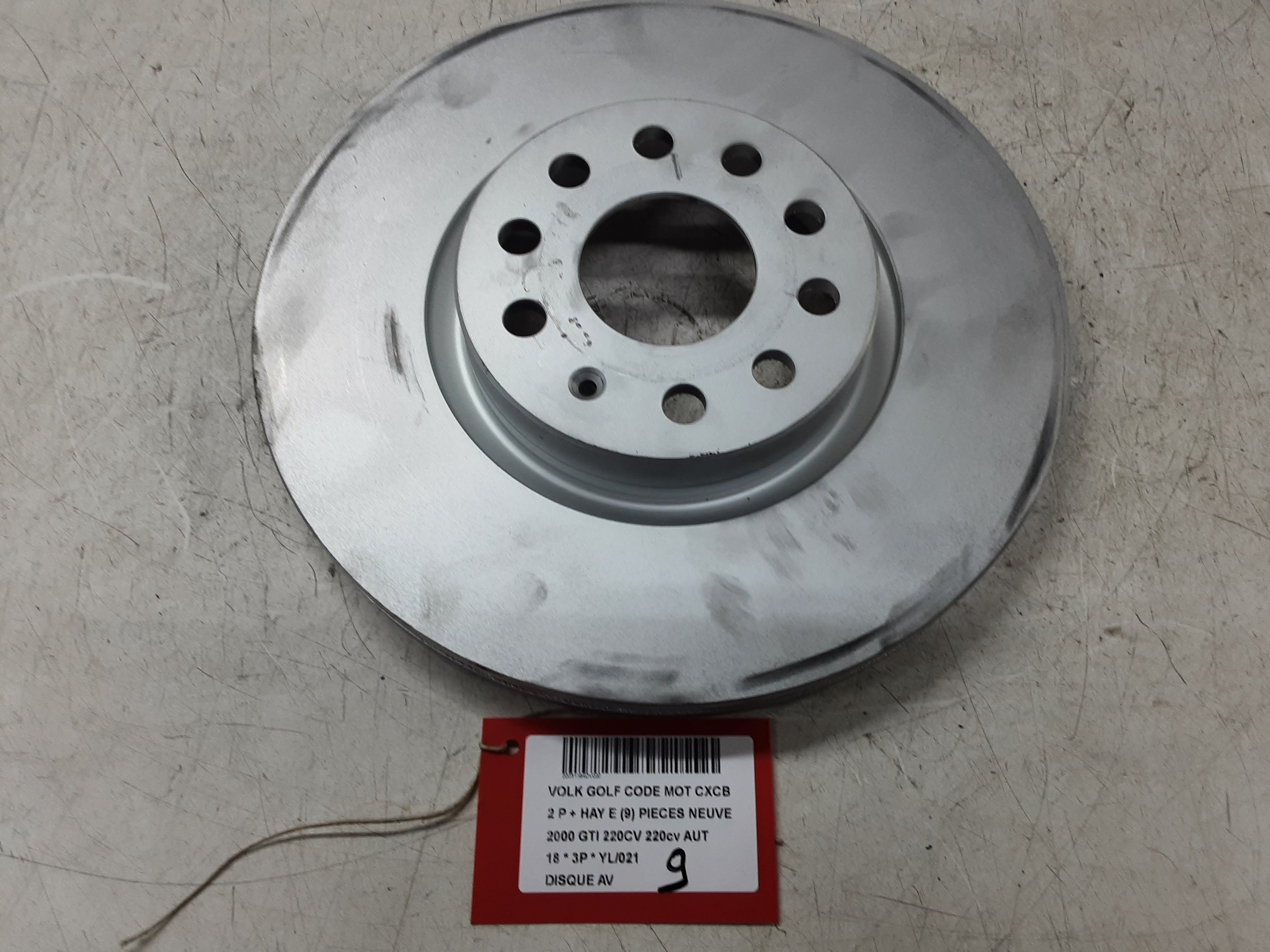 REMSCHIJF VOOR Vw GOLF VII 1/17 - 2/20 FaceLift