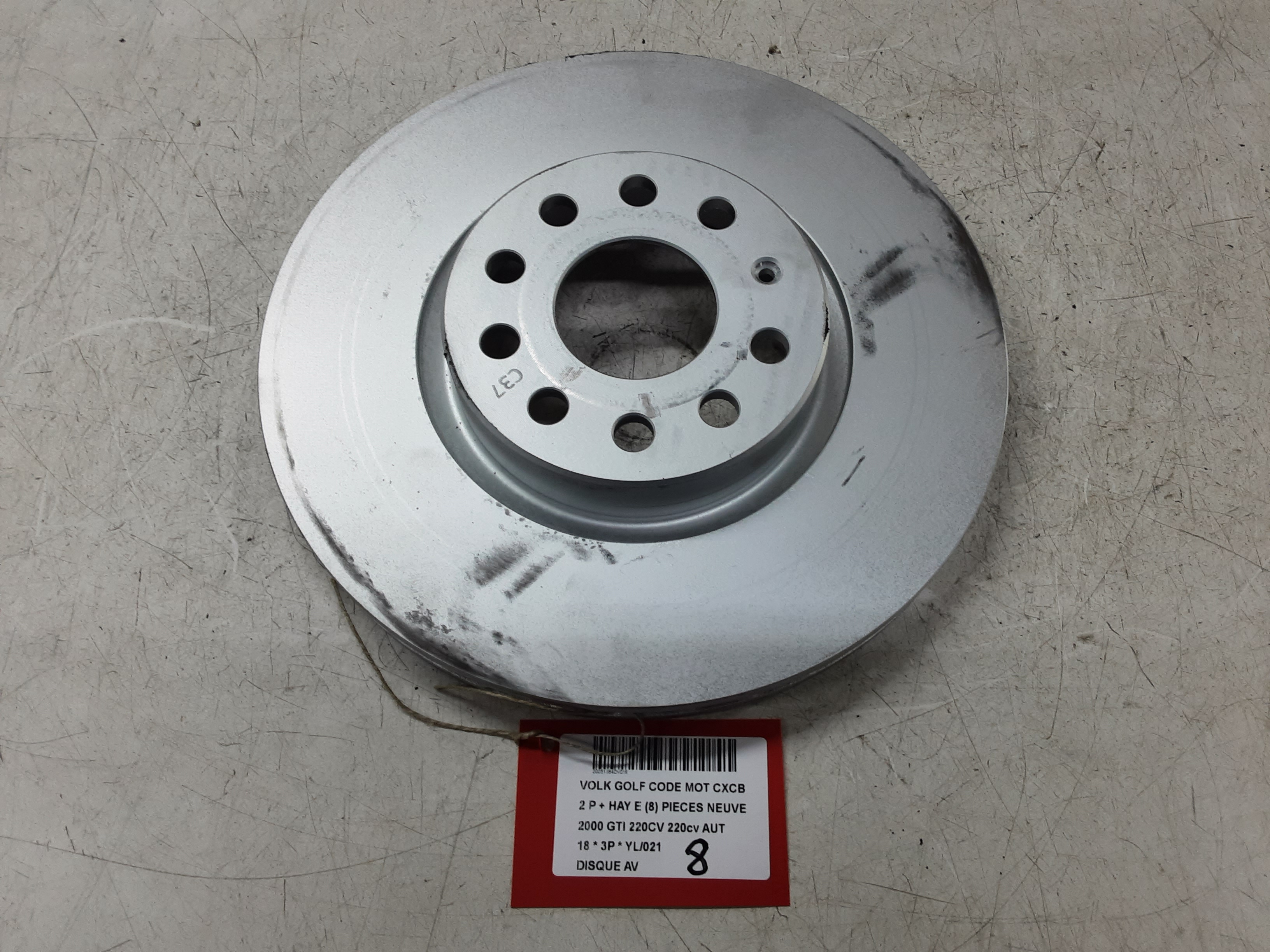 REMSCHIJF VOOR Vw GOLF VII 1/17 - 2/20 FaceLift