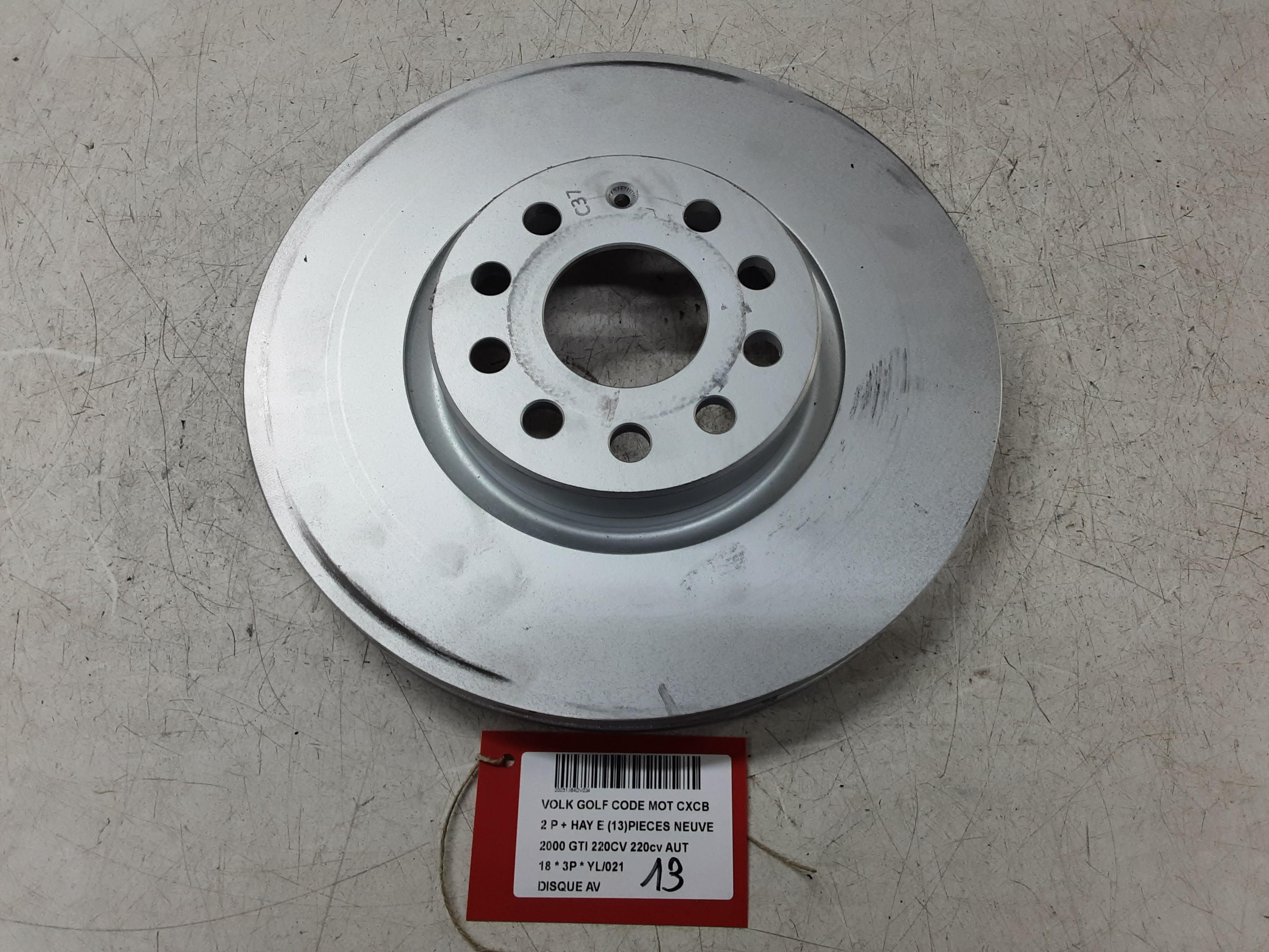REMSCHIJF VOOR Vw GOLF VII 1/17 - 2/20 FaceLift
