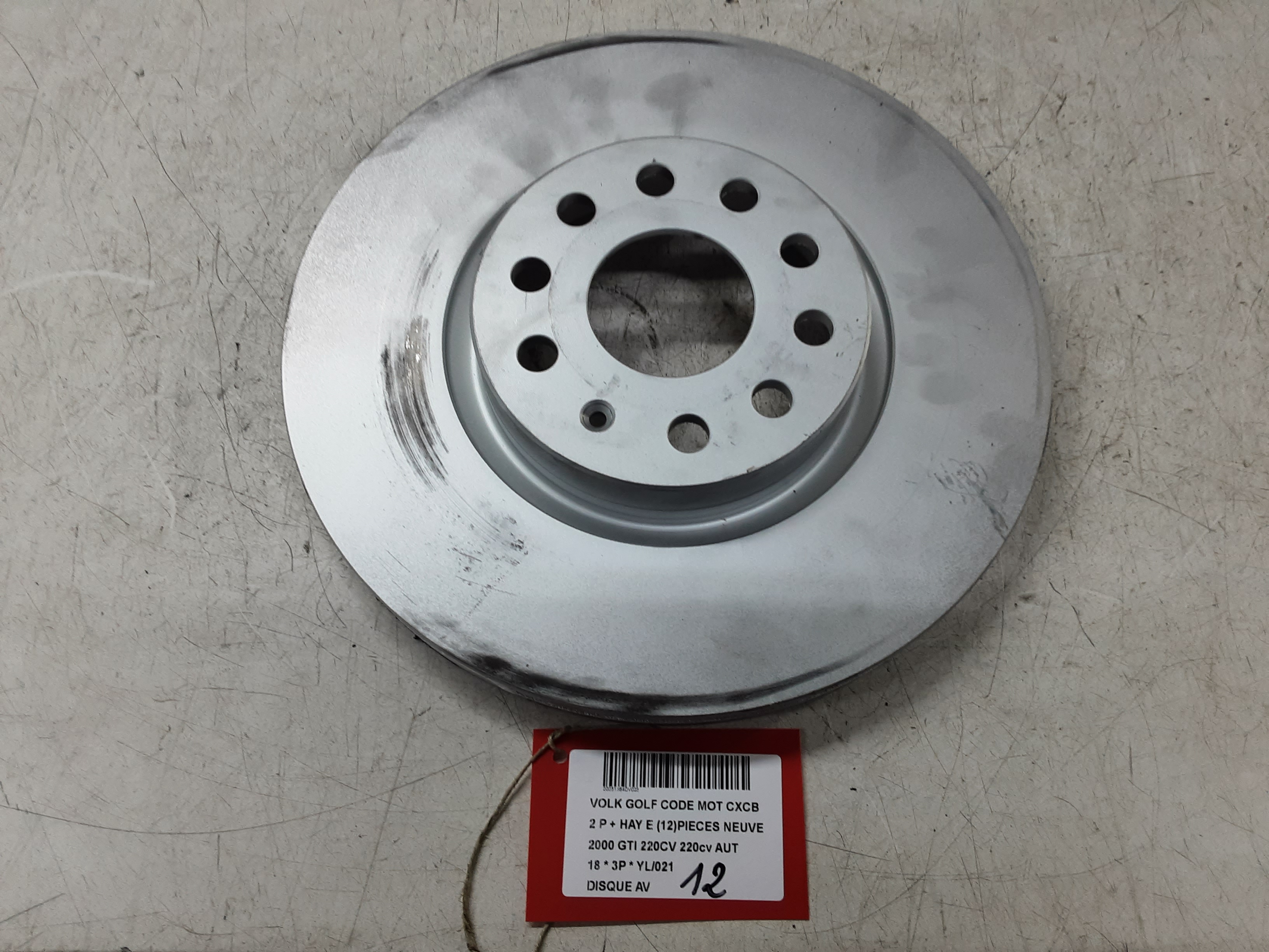 REMSCHIJF VOOR Vw GOLF VII 1/17 - 2/20 FaceLift