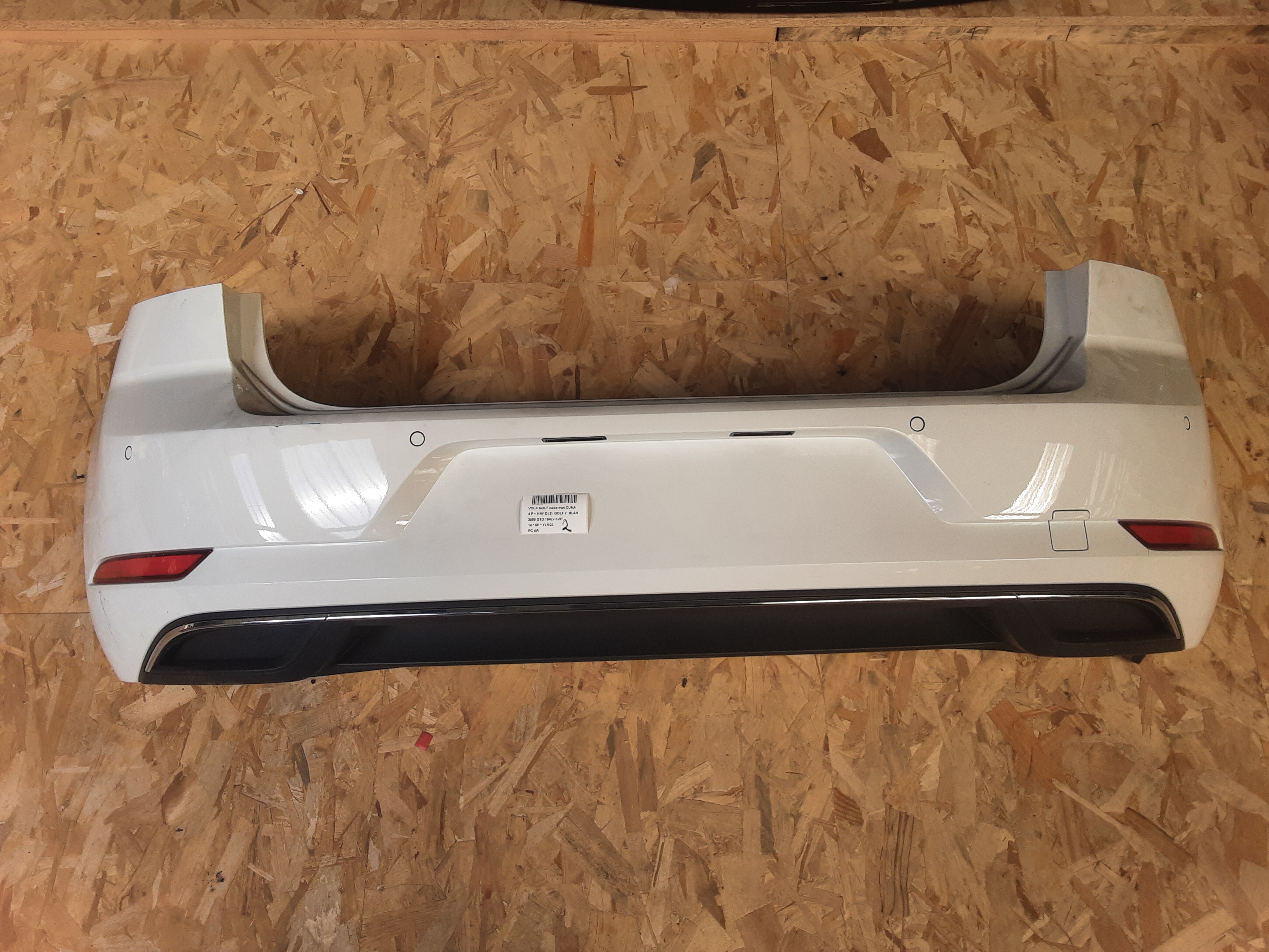 ACHTERBUMPER Vw GOLF VII 1/17 - 2/20 FaceLift