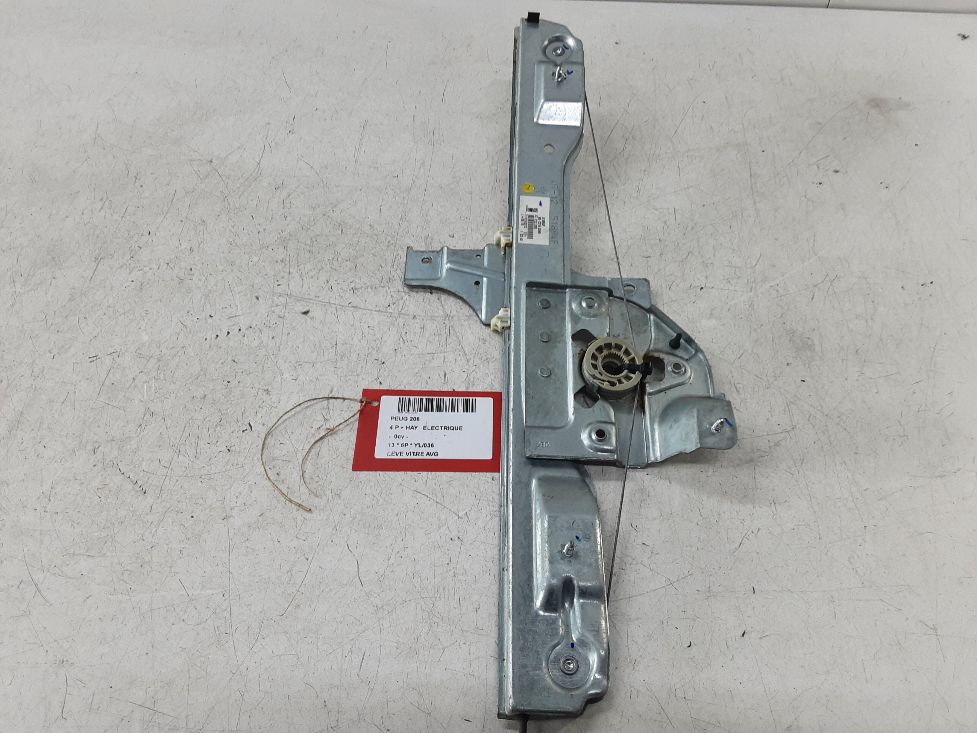 RUITMECHANISME VOOR LINKS Peugeot 208 3/12 - 7/15