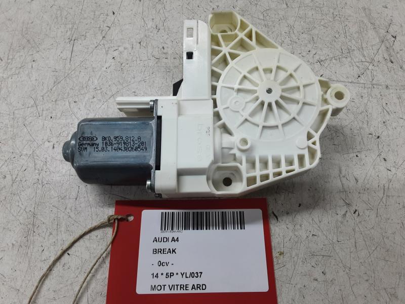 MOTEUR DE VITRE DE PORTE ARRIERE DROITE Audi A4 11/11 - 15