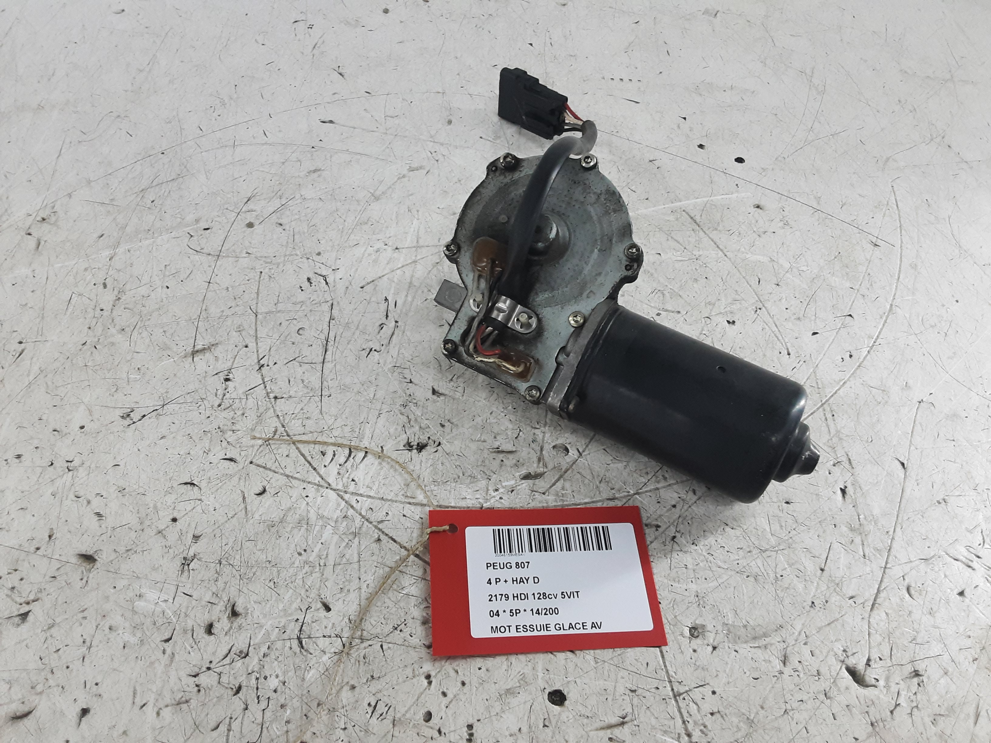 MOTEUR D&#039;ESSUIE-GLACE AVANT Peugeot 807