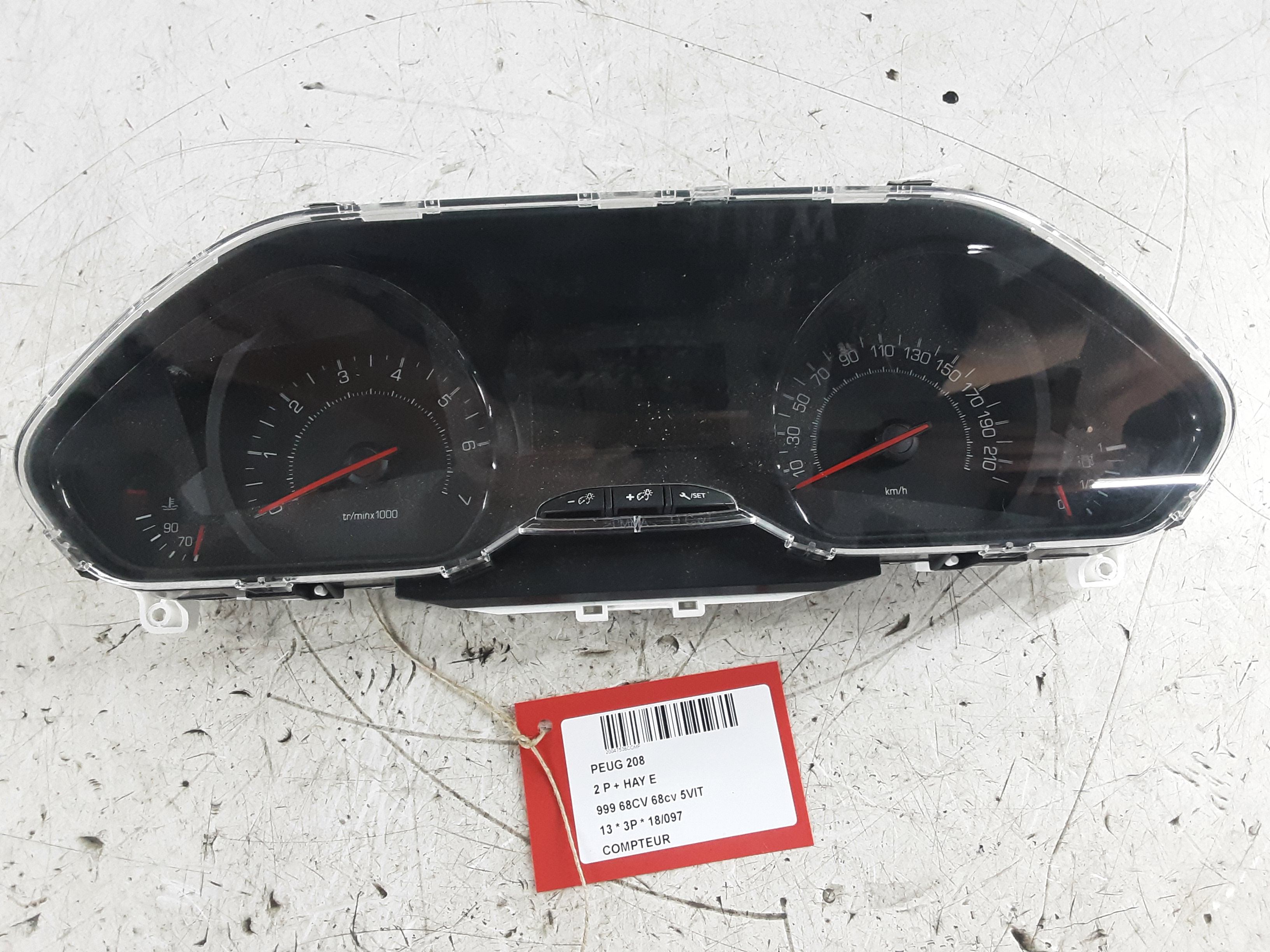 KM TELLER Peugeot 208 3/12 - 7/15