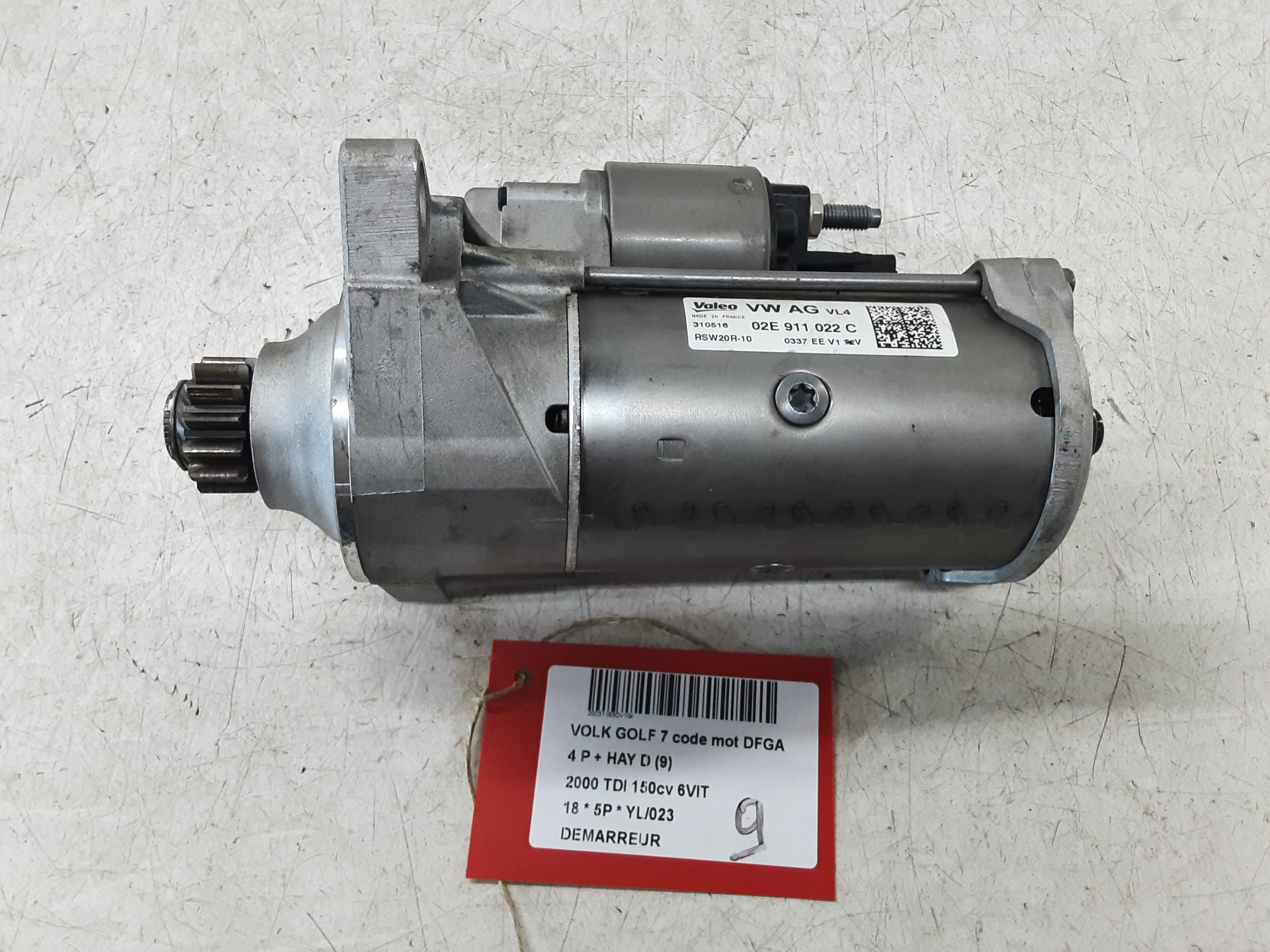 STARTMOTOR Vw GOLF VII 1/17 - 2/20 FaceLift