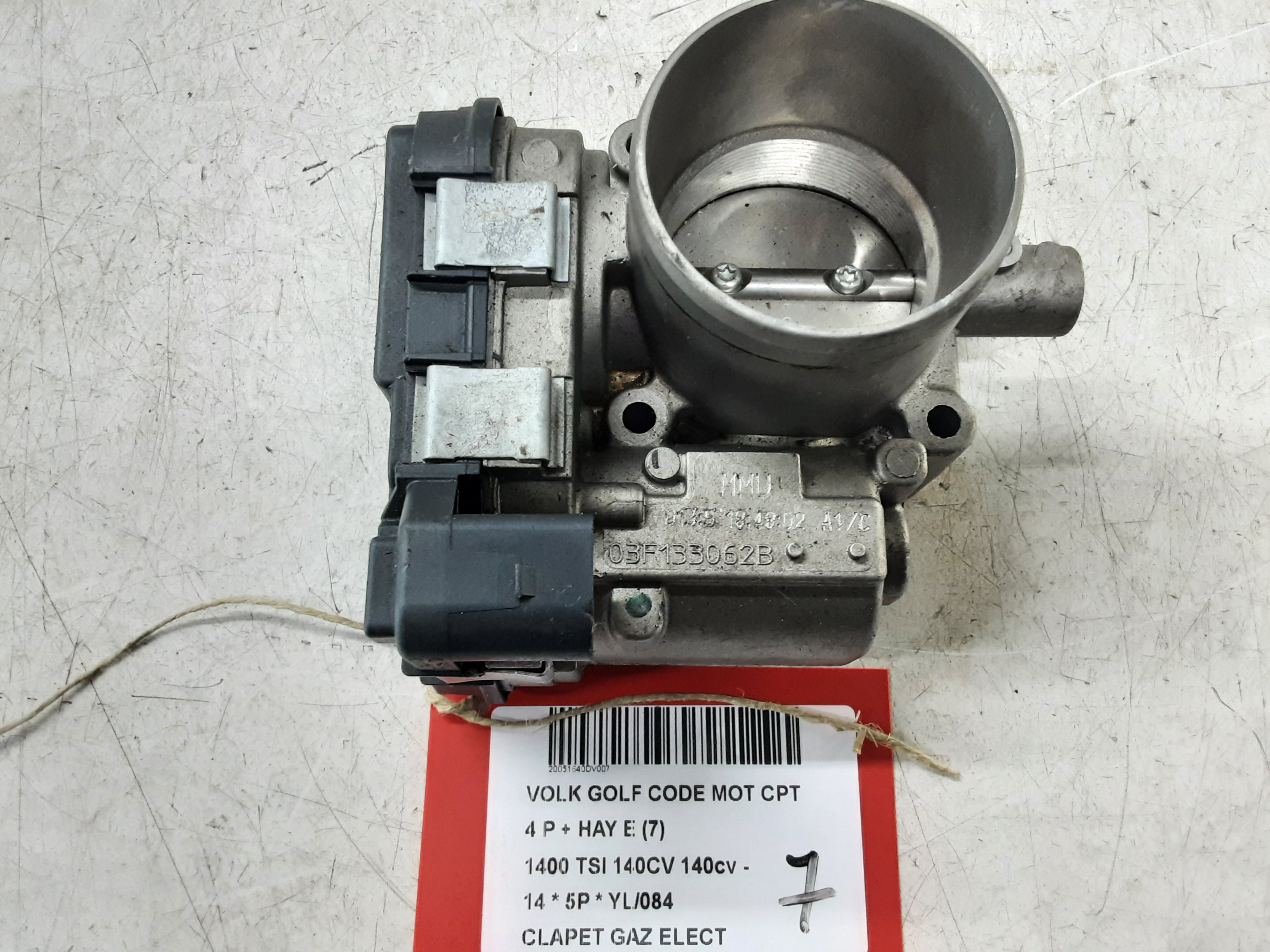 CLAPET DE GAZ ELECTRIQUE Vw GOLF VII 11/12 - 17