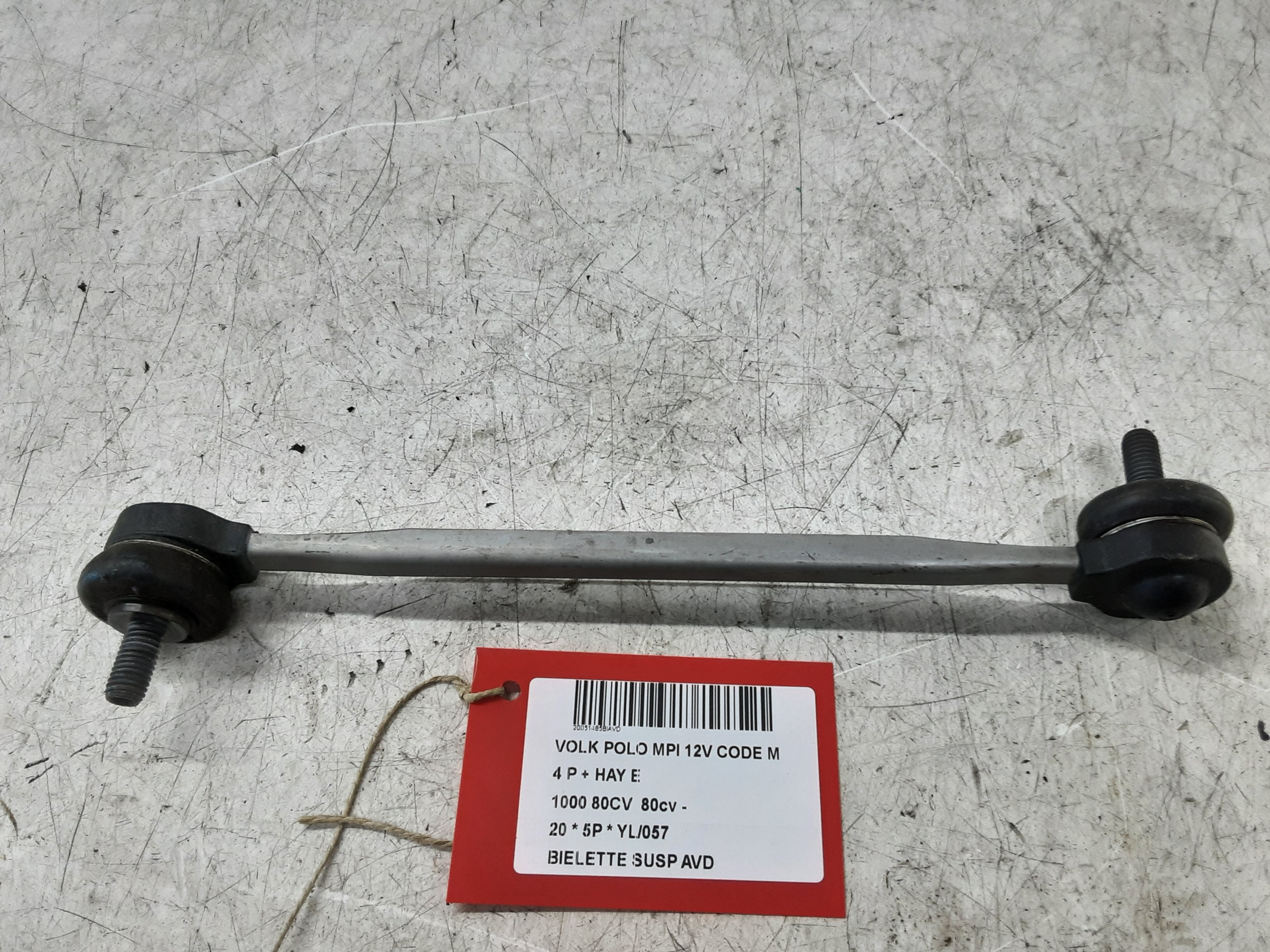 REACTIESTANG VOOR RECHTS Vw POLO (AW/BZ) 10/17 - 9/21