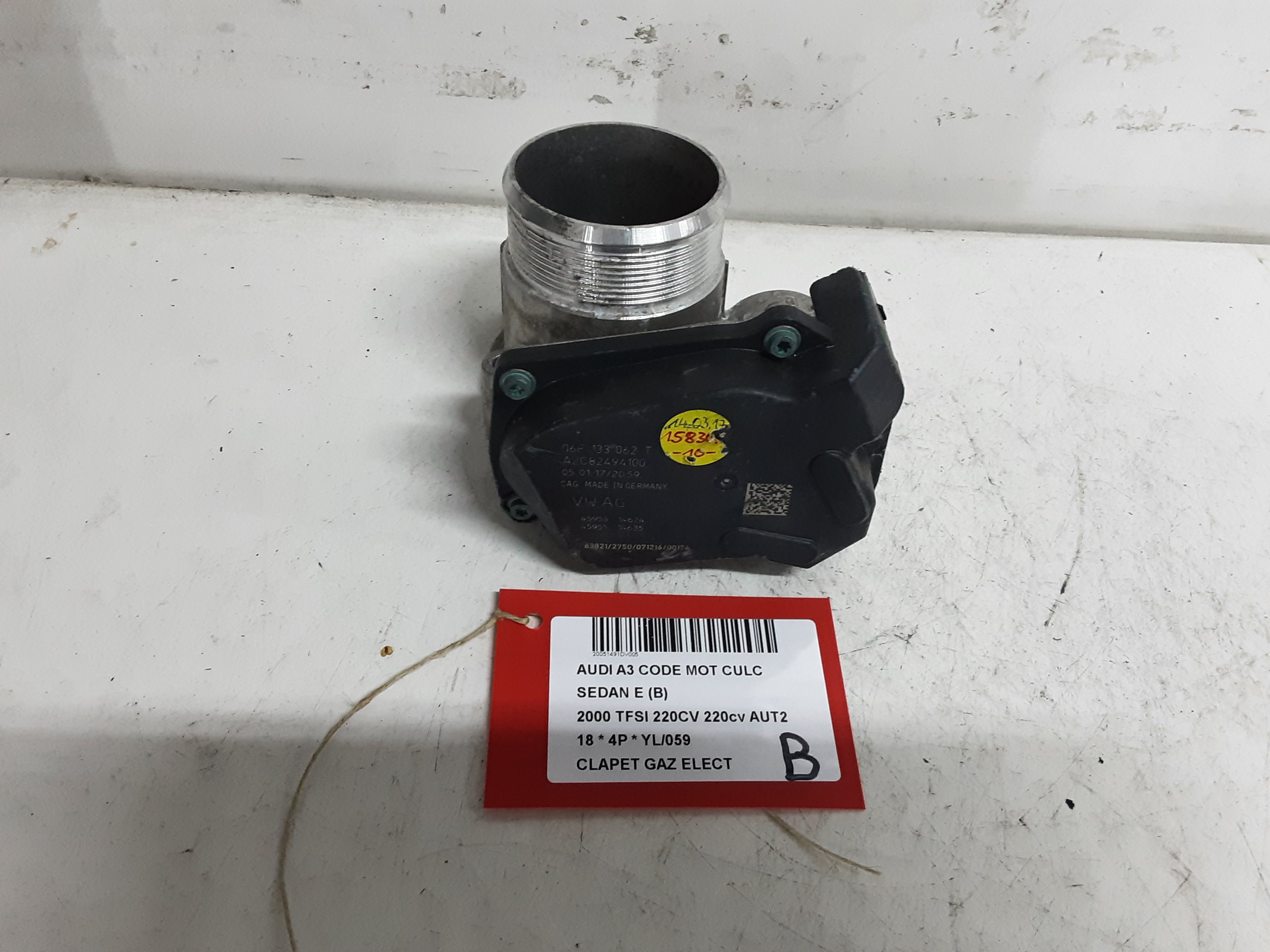 GASKLEP ELEKTRISCH Audi A3 4D 4/16 - 20
