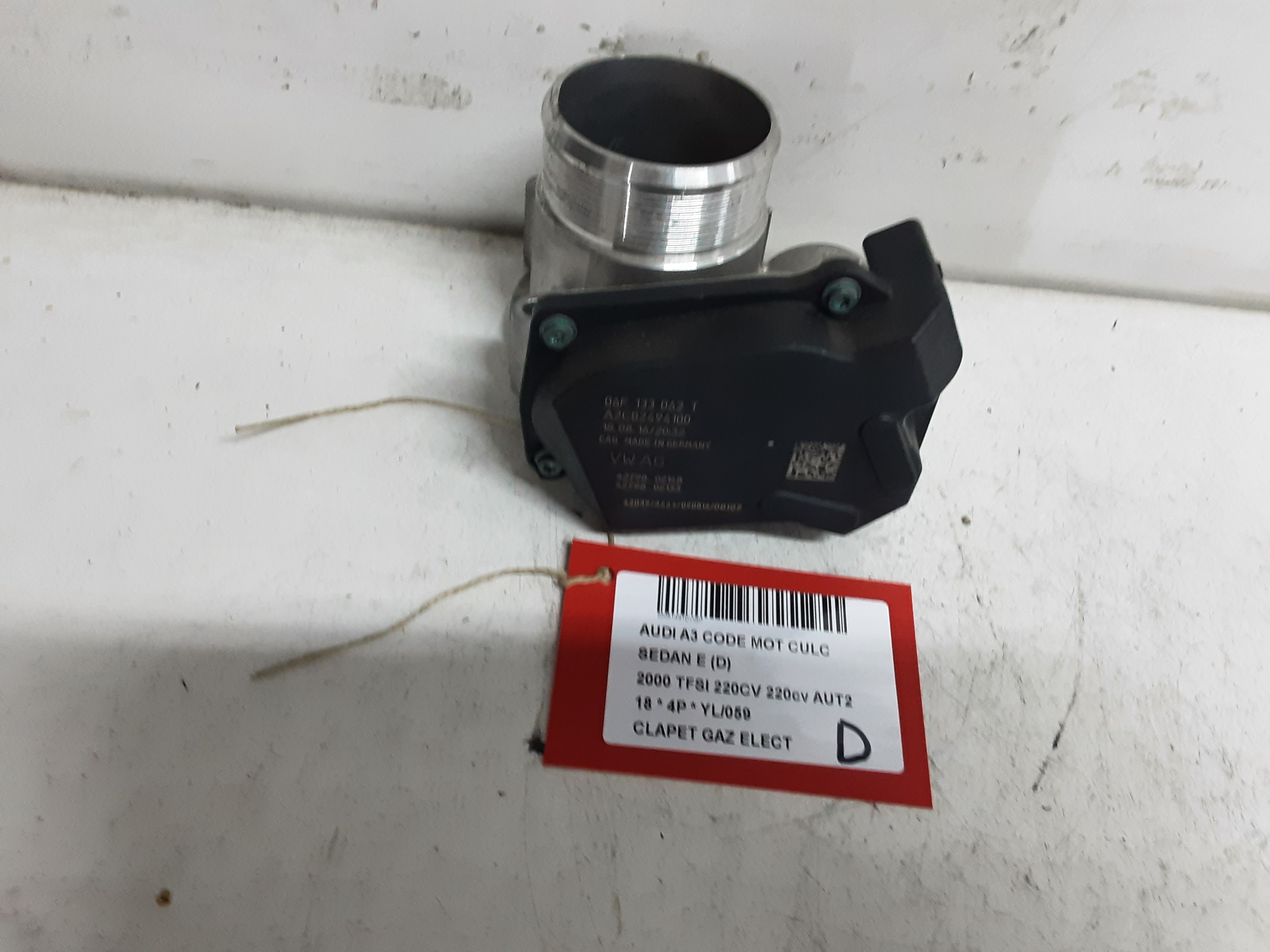 GASKLEP ELEKTRISCH Audi A3 4D 4/16 - 20