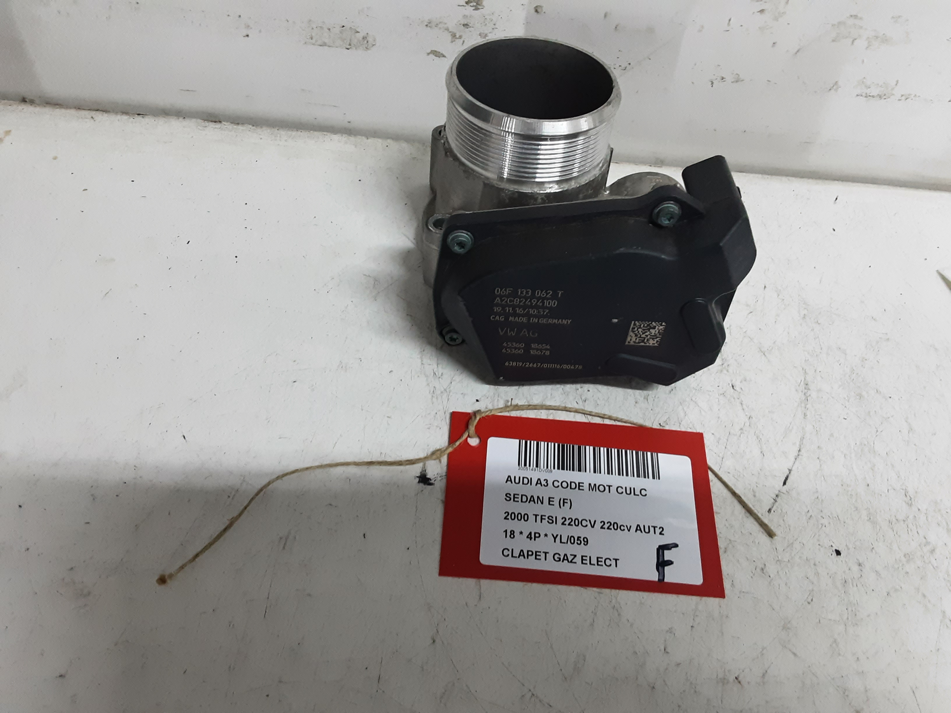 GASKLEP ELEKTRISCH Audi A3 4D 4/16 - 20