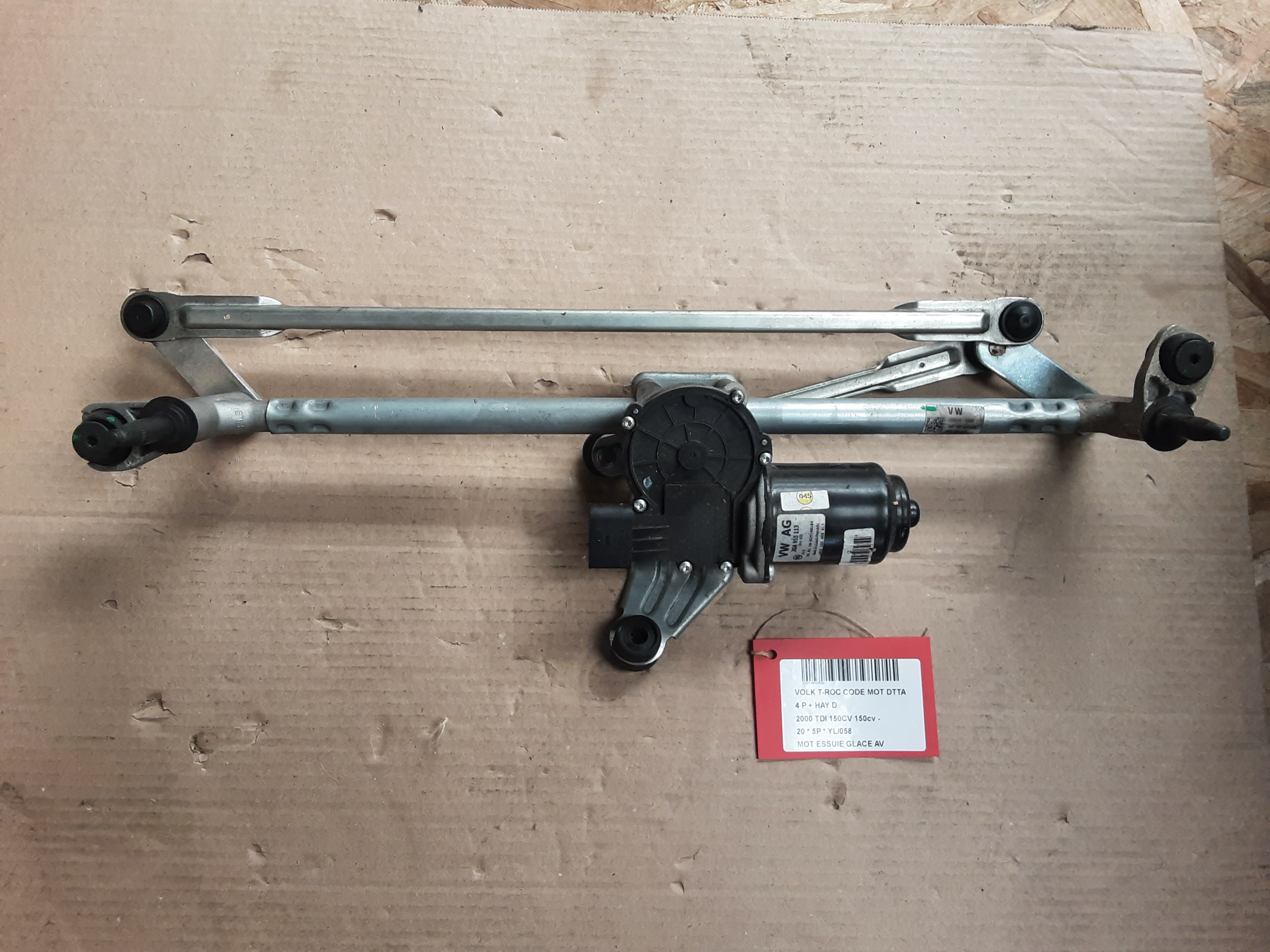 MOTOR RUITENWISSERS VOOR Vw T-ROC 10/17 - 4/22