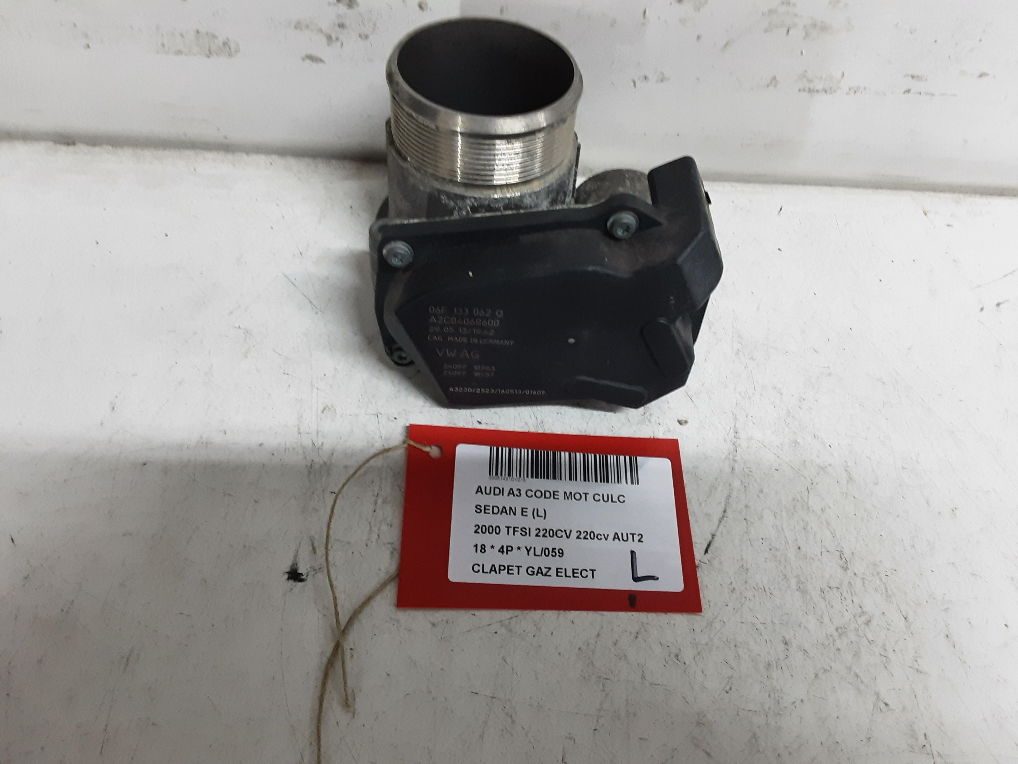 GASKLEP ELEKTRISCH Audi A3 4D 4/16 - 20