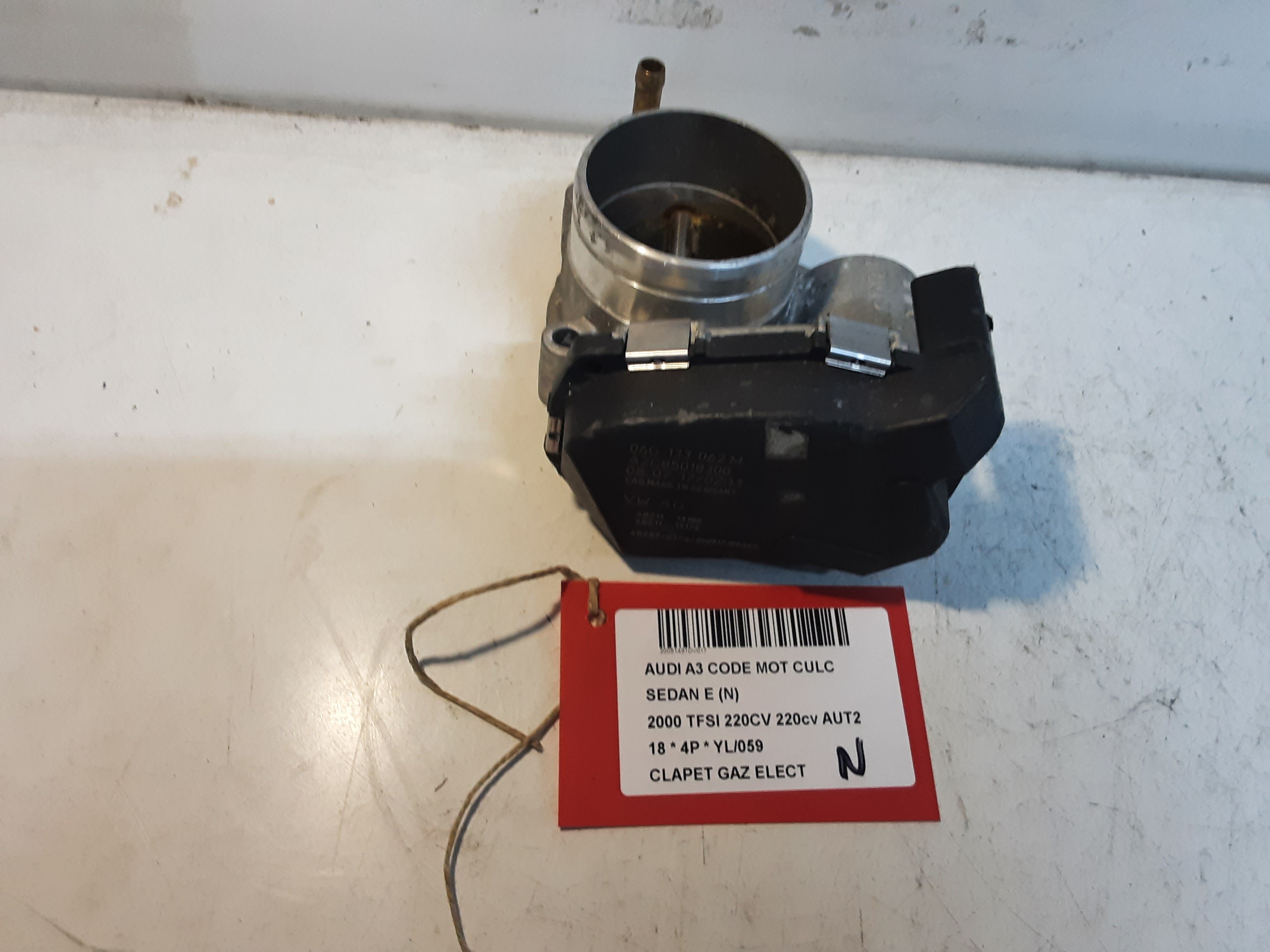 GASKLEP ELEKTRISCH Audi A3 4D 4/16 - 20