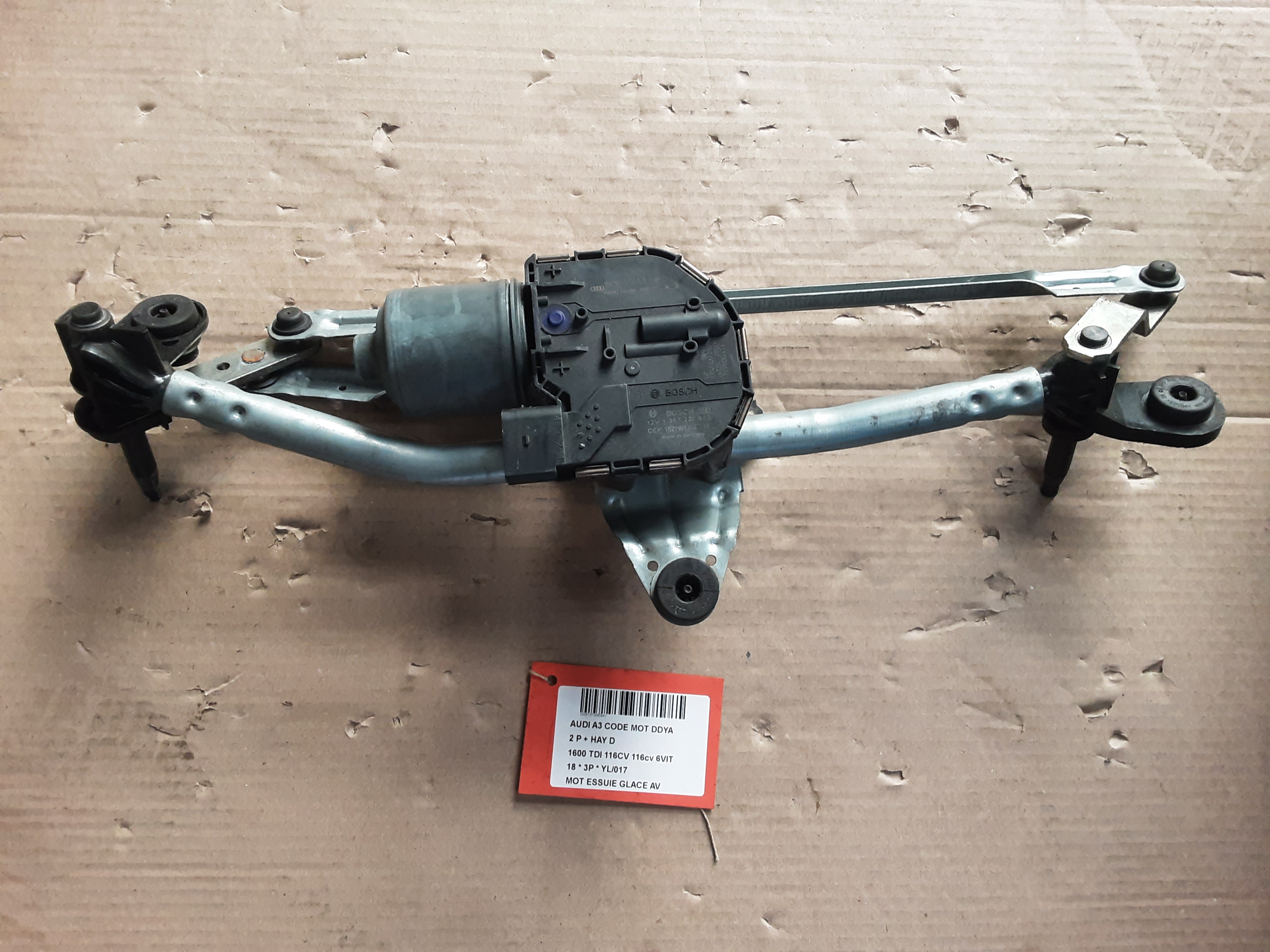 MOTEUR D&#039;ESSUIE-GLACE AVANT Audi A3 3,5D 7/16 - 20