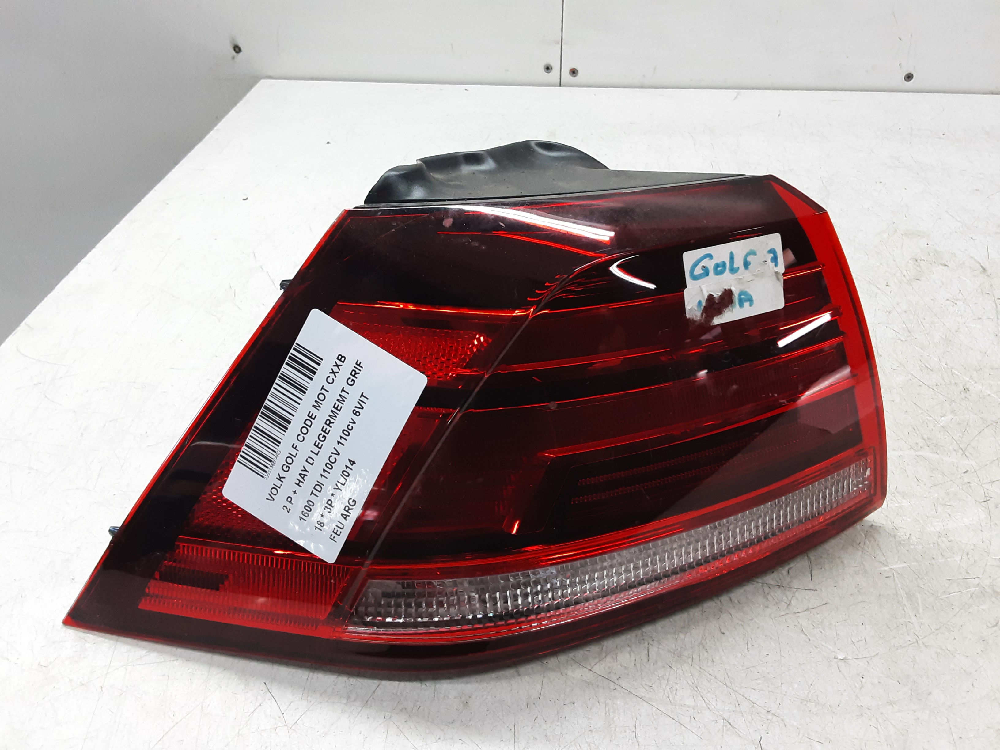 ACHTERLICHT LINKS Vw GOLF VII 1/17 - 2/20 FaceLift