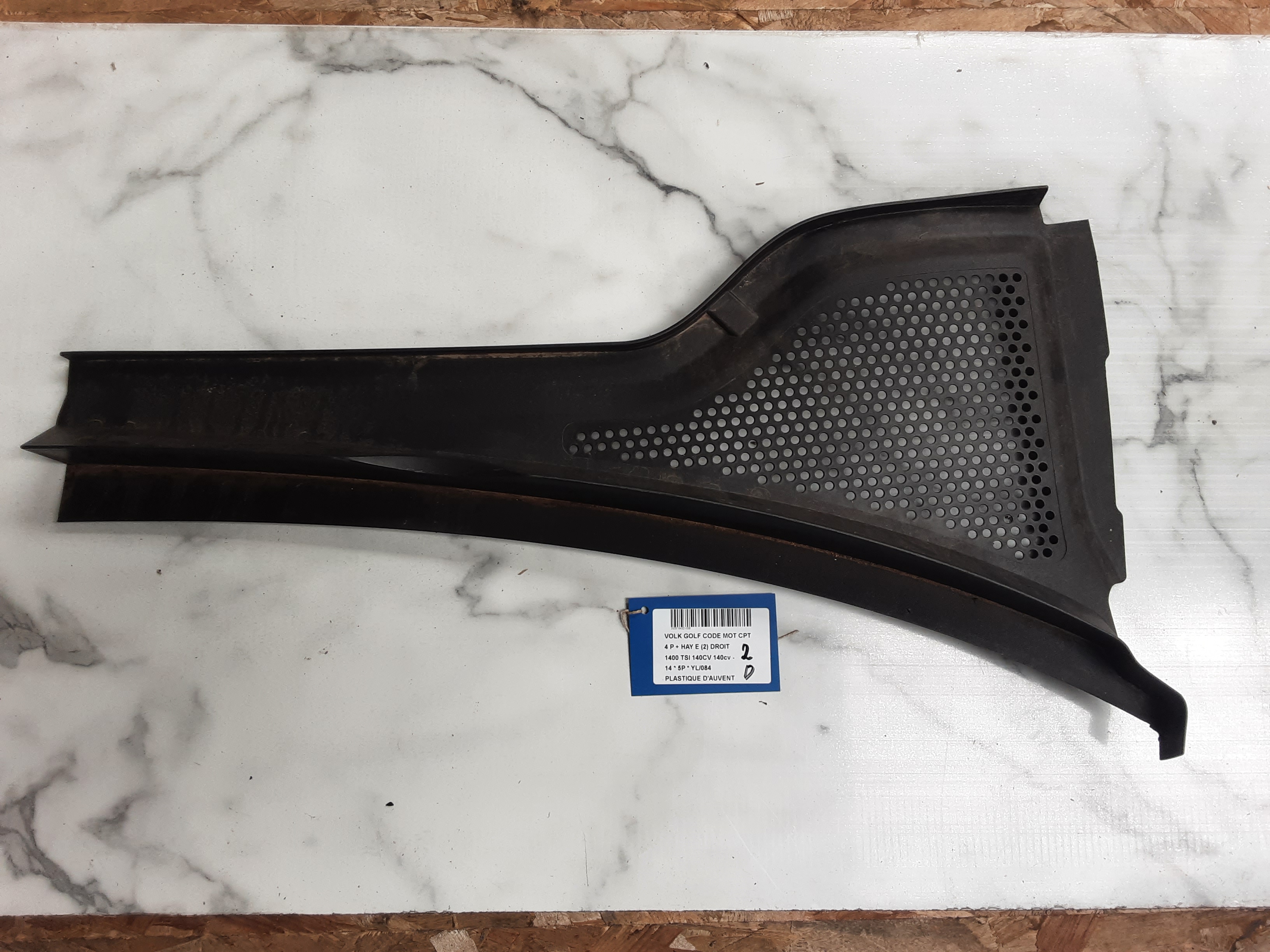 PLASTIEK WINDSCHERM Vw GOLF VII 11/12 - 17
