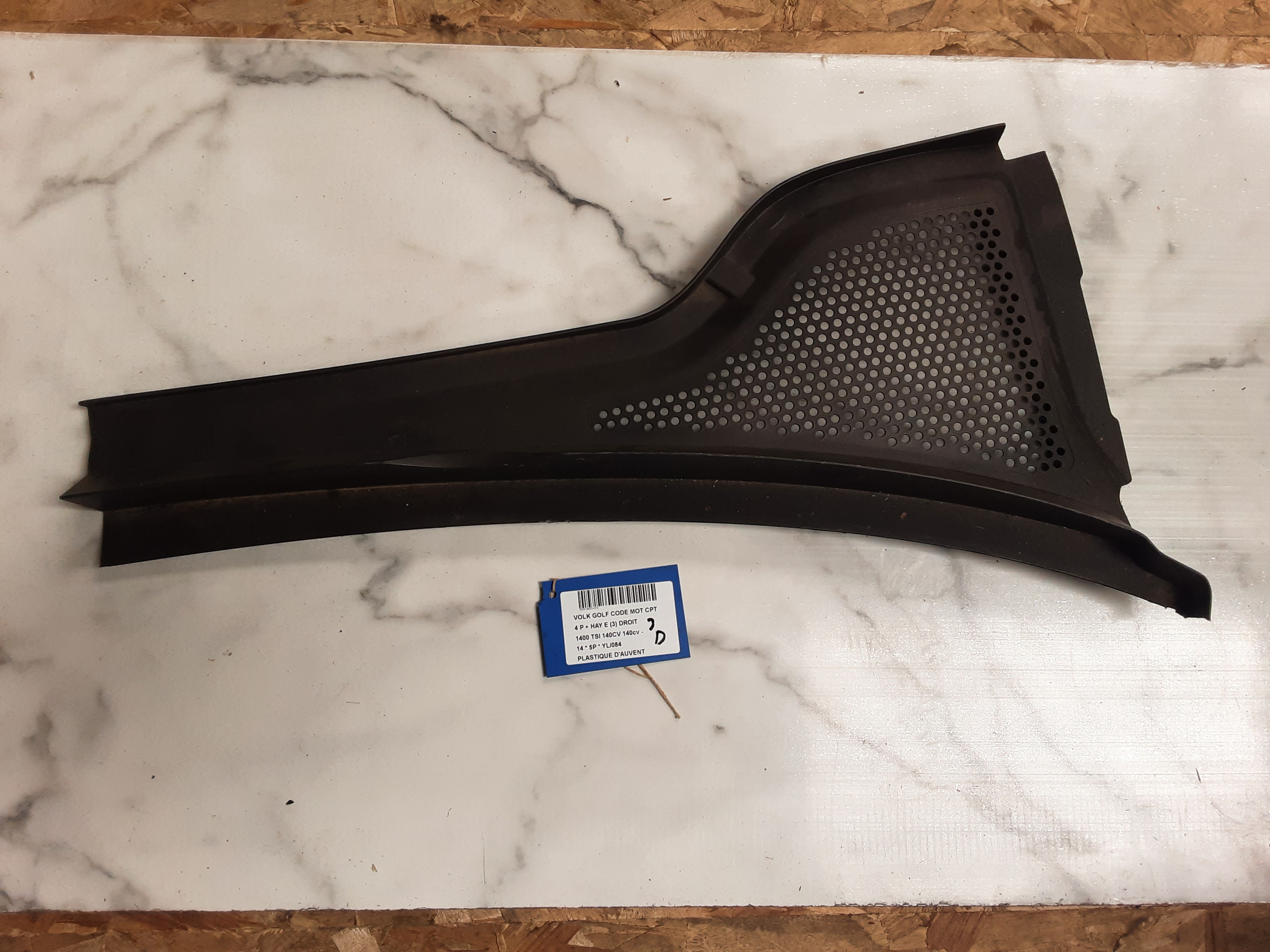 PLASTIEK WINDSCHERM Vw GOLF VII 11/12 - 17