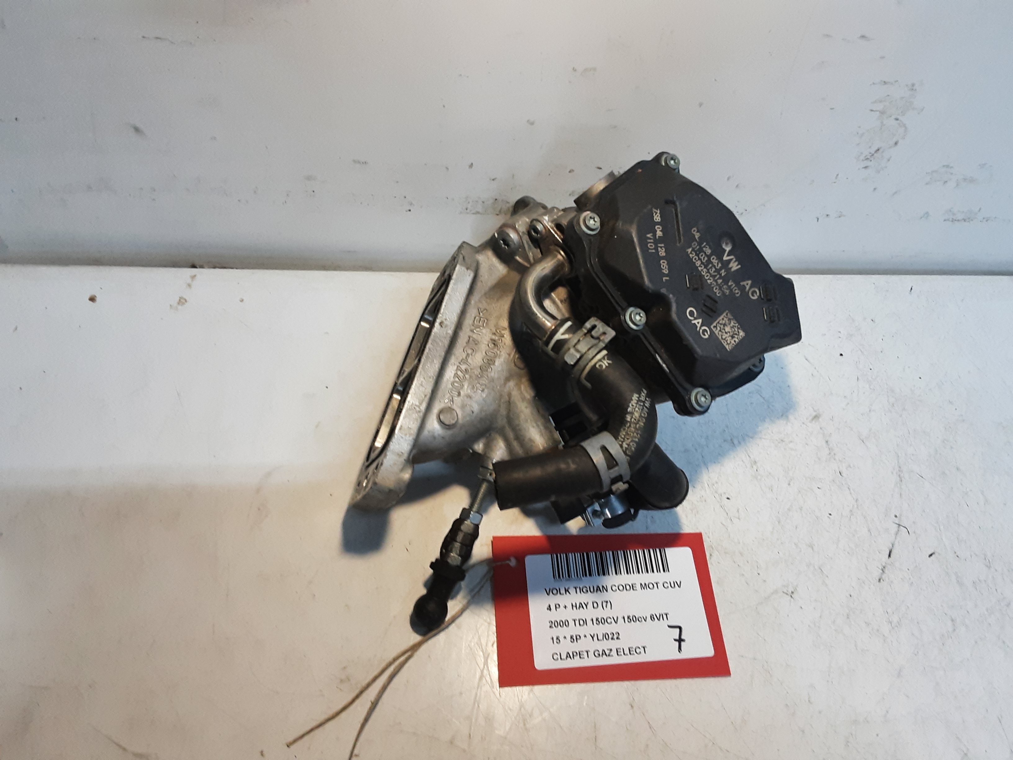 GASKLEP ELEKTRISCH Vw TIGUAN (2) 07/11 - 16
