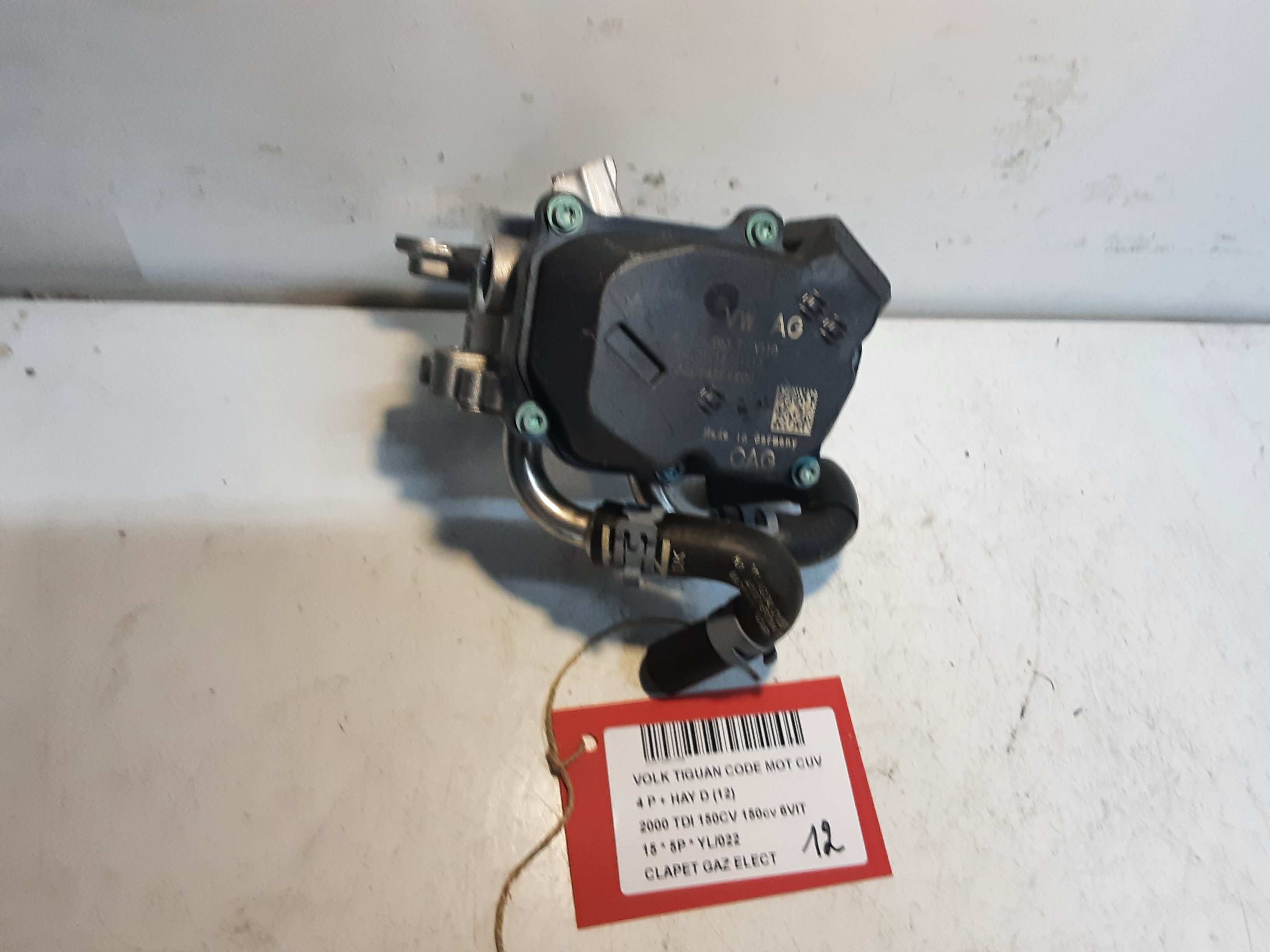 GASKLEP ELEKTRISCH Vw TIGUAN (2) 07/11 - 16