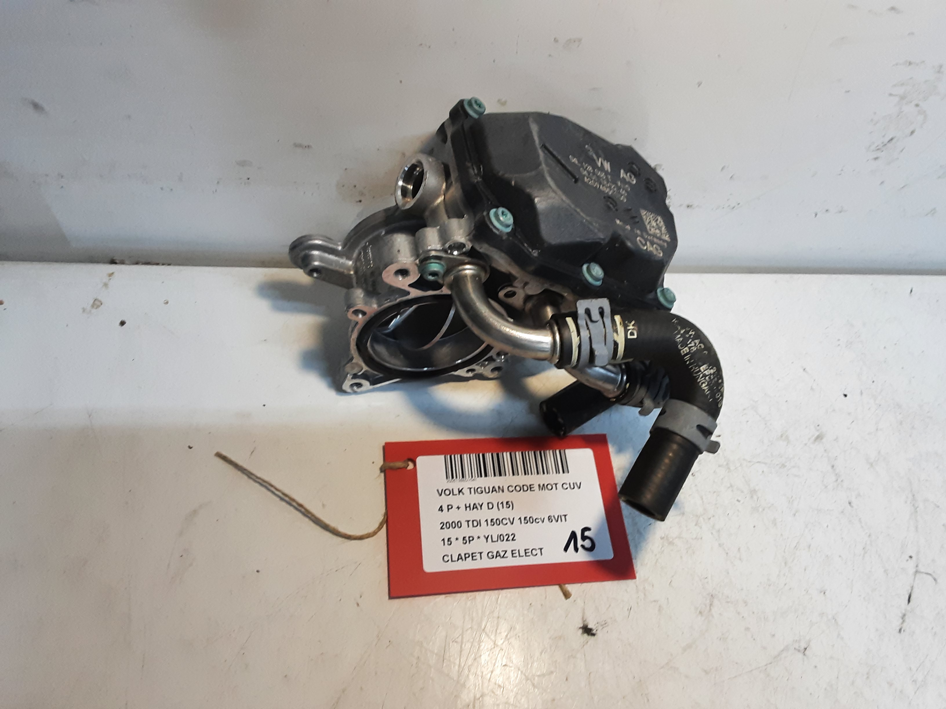 GASKLEP ELEKTRISCH Vw TIGUAN (2) 07/11 - 16