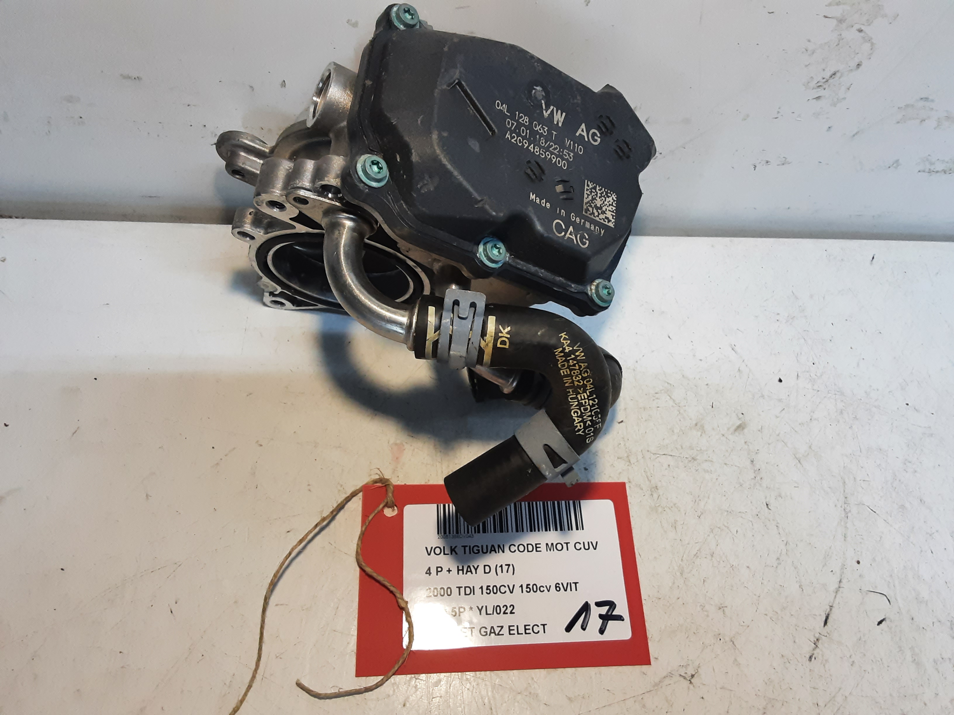 GASKLEP ELEKTRISCH Vw TIGUAN (2) 07/11 - 16