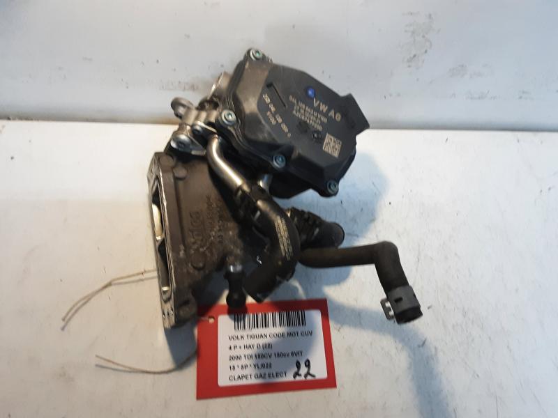 CLAPET DE GAZ ELECTRIQUE Vw TIGUAN (2) 07/11 - 16