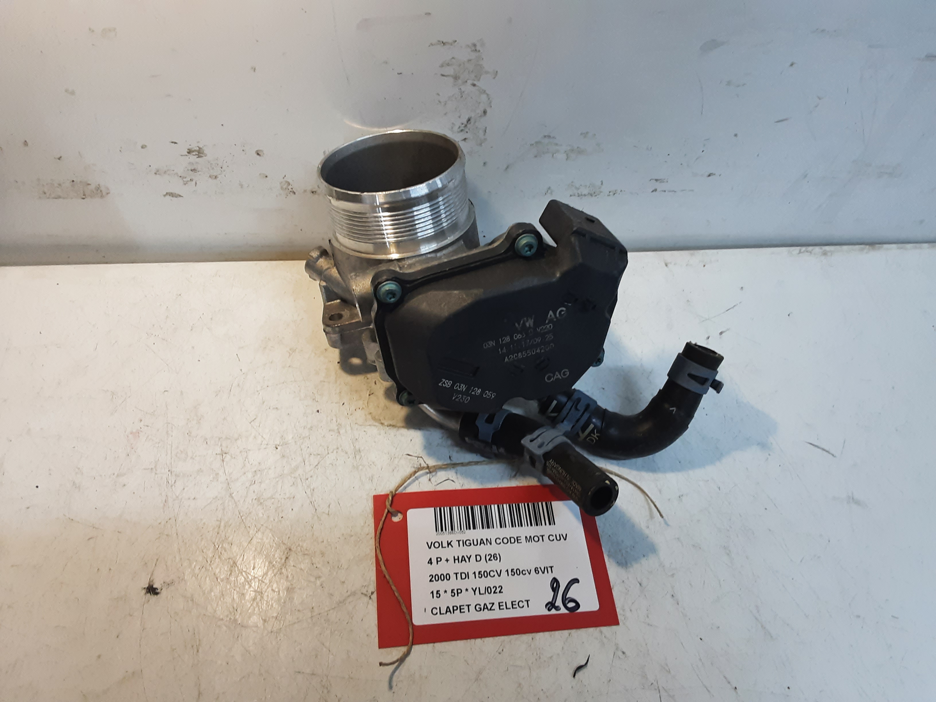 GASKLEP ELEKTRISCH Vw TIGUAN (2) 07/11 - 16