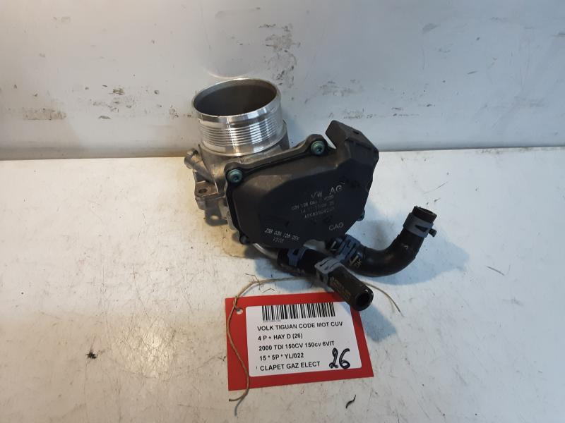 CLAPET DE GAZ ELECTRIQUE Vw TIGUAN (2) 07/11 - 16