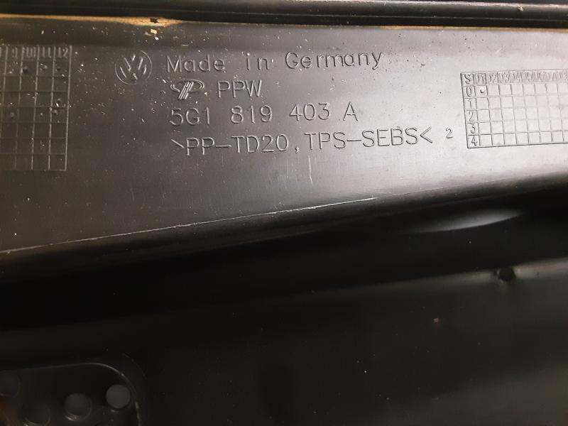 PLASTIEK WINDSCHERM Vw GOLF VII 11/12 - 17