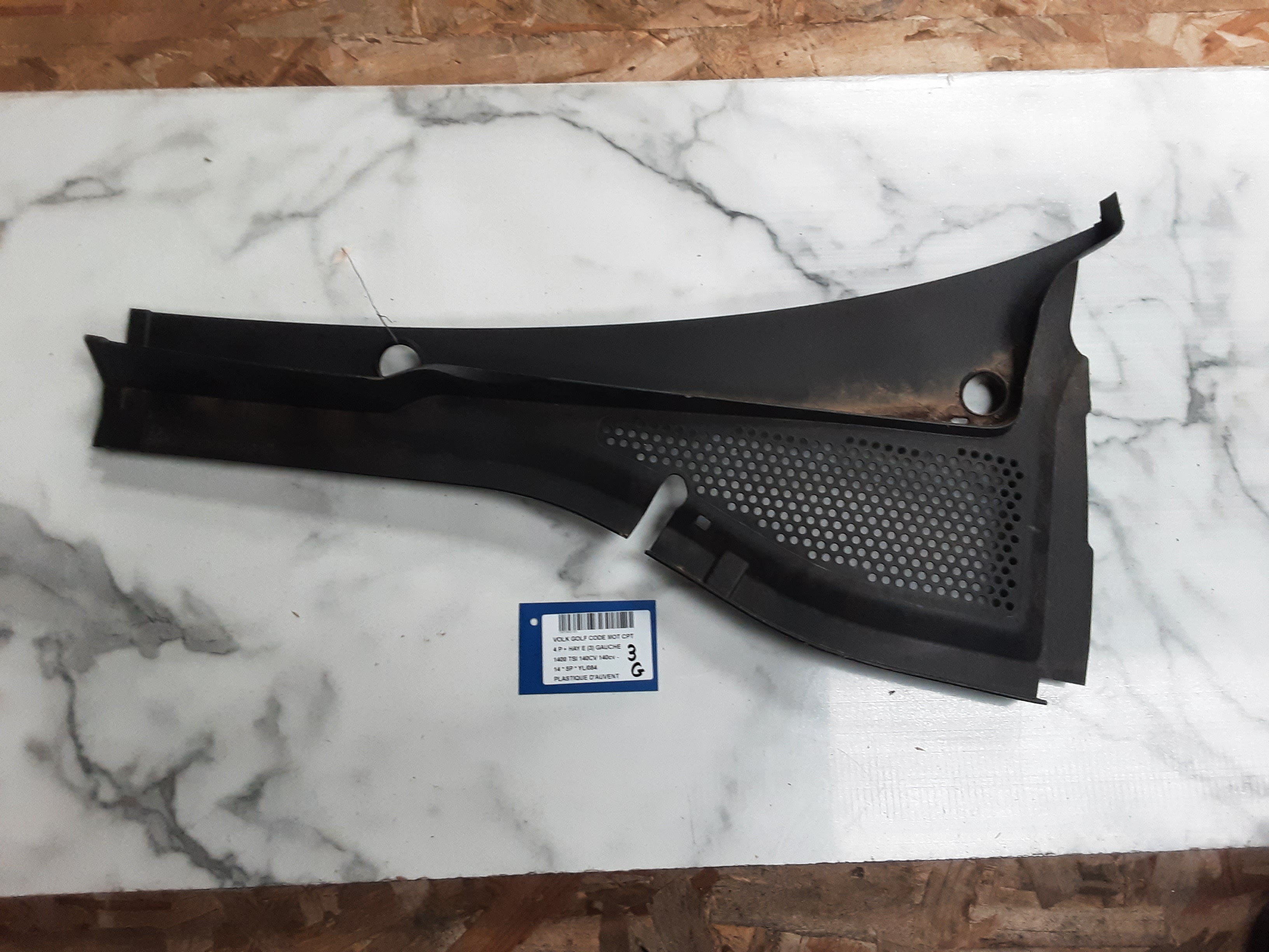 PLASTIEK WINDSCHERM Vw GOLF VII 11/12 - 17