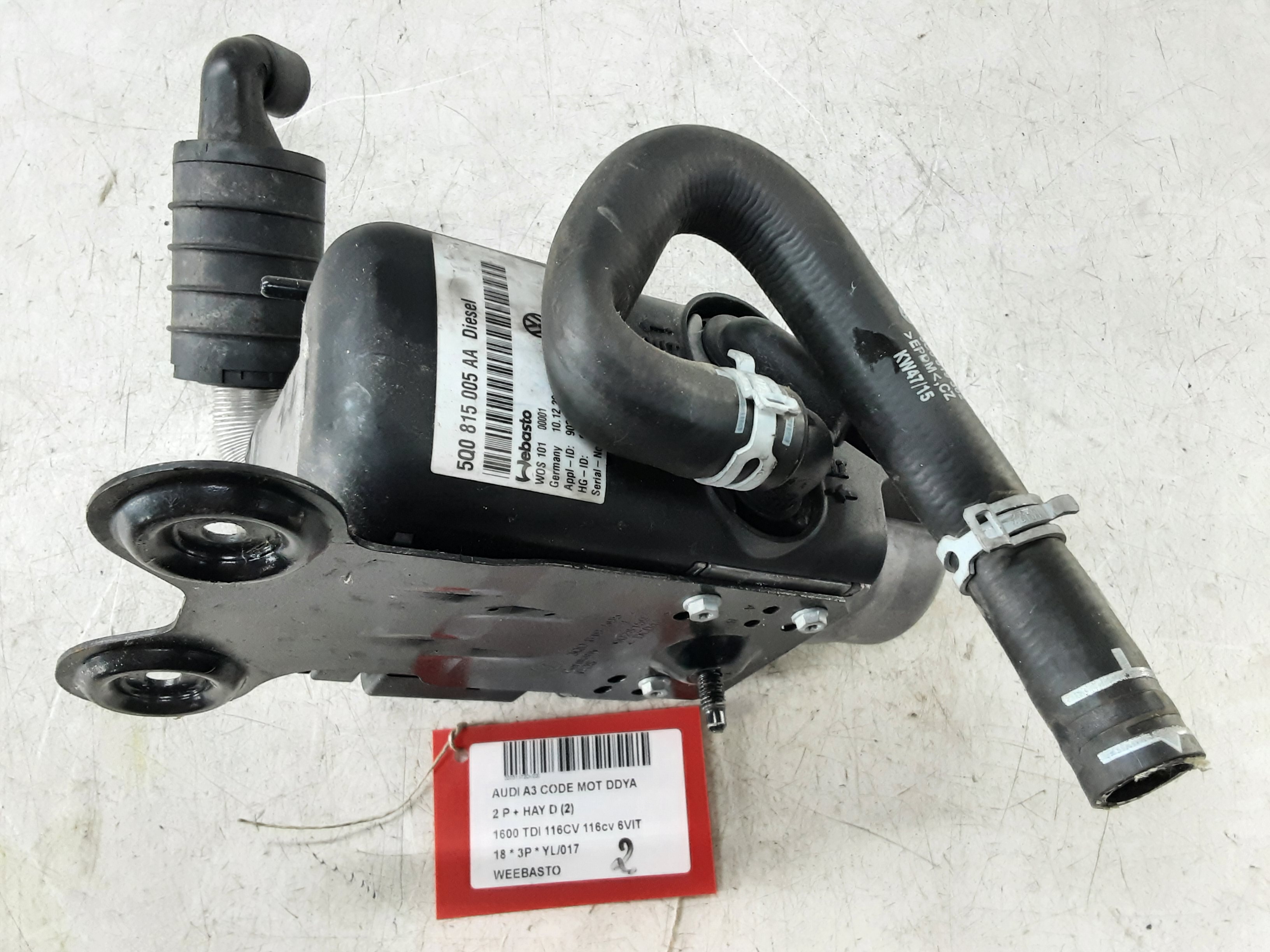 WEEBASTO Audi A3 3,5D 7/16 - 20